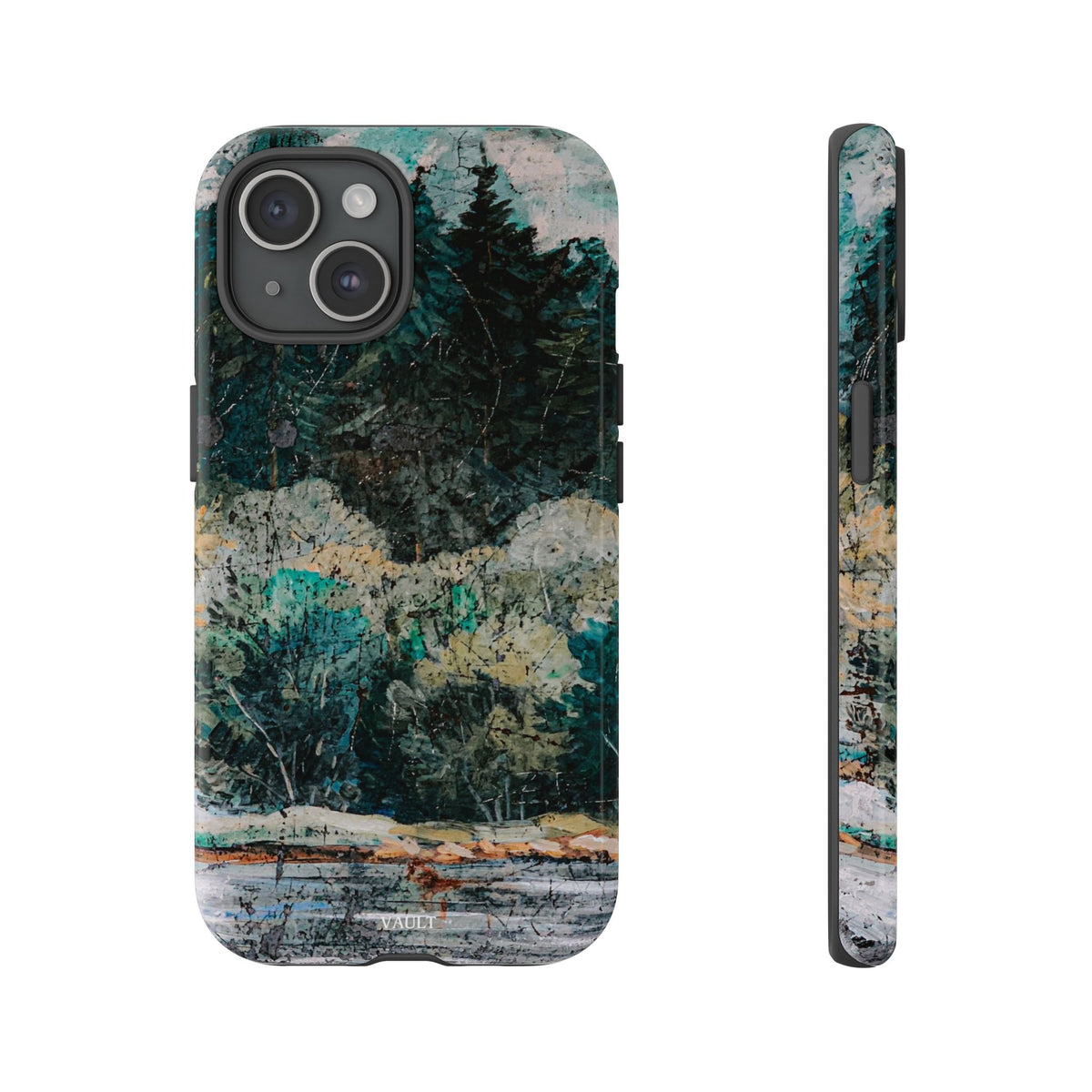 Phone Case - Moody Forest Landscape Protective Tough Case