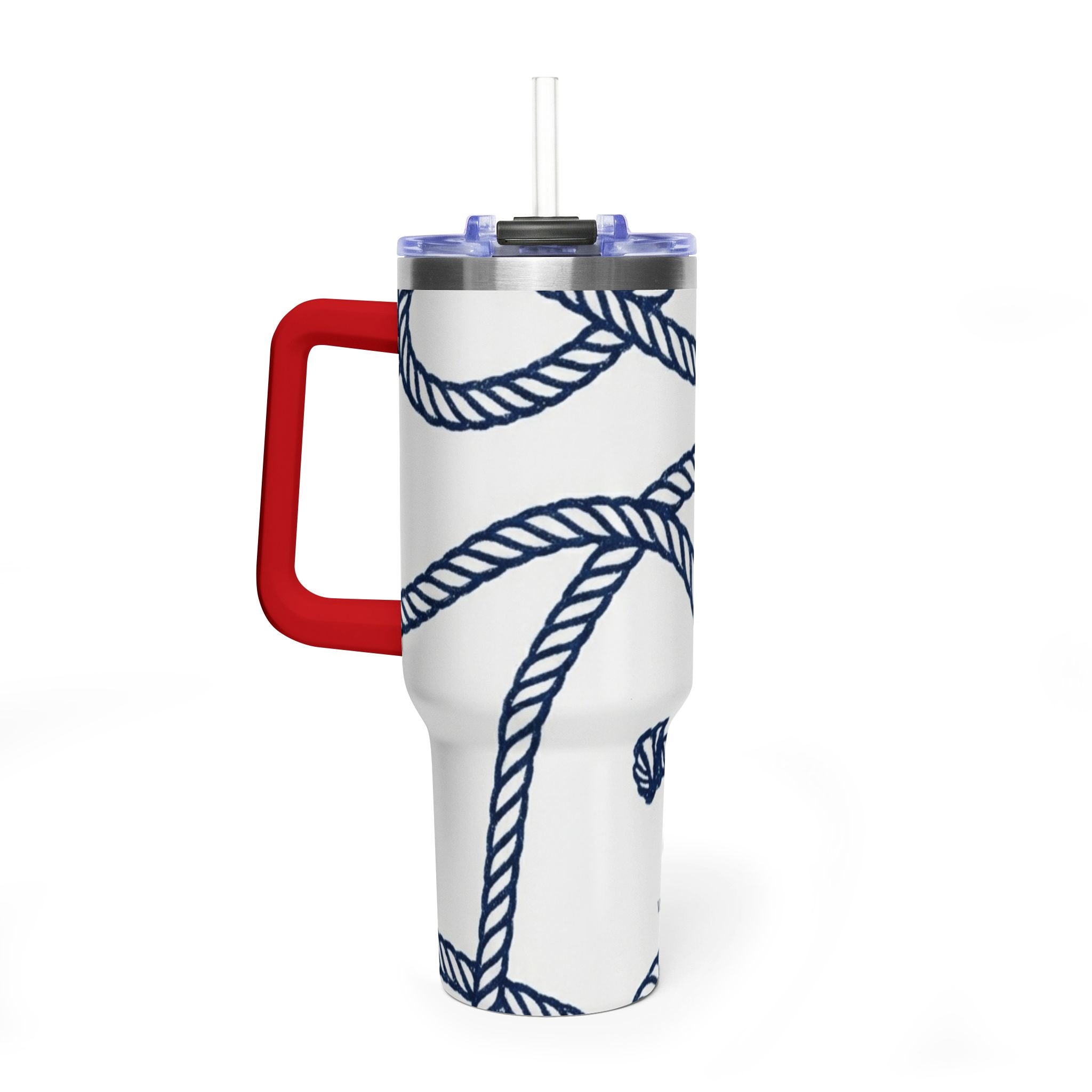 Nautical Rope 40oz Vacuum Tumbler