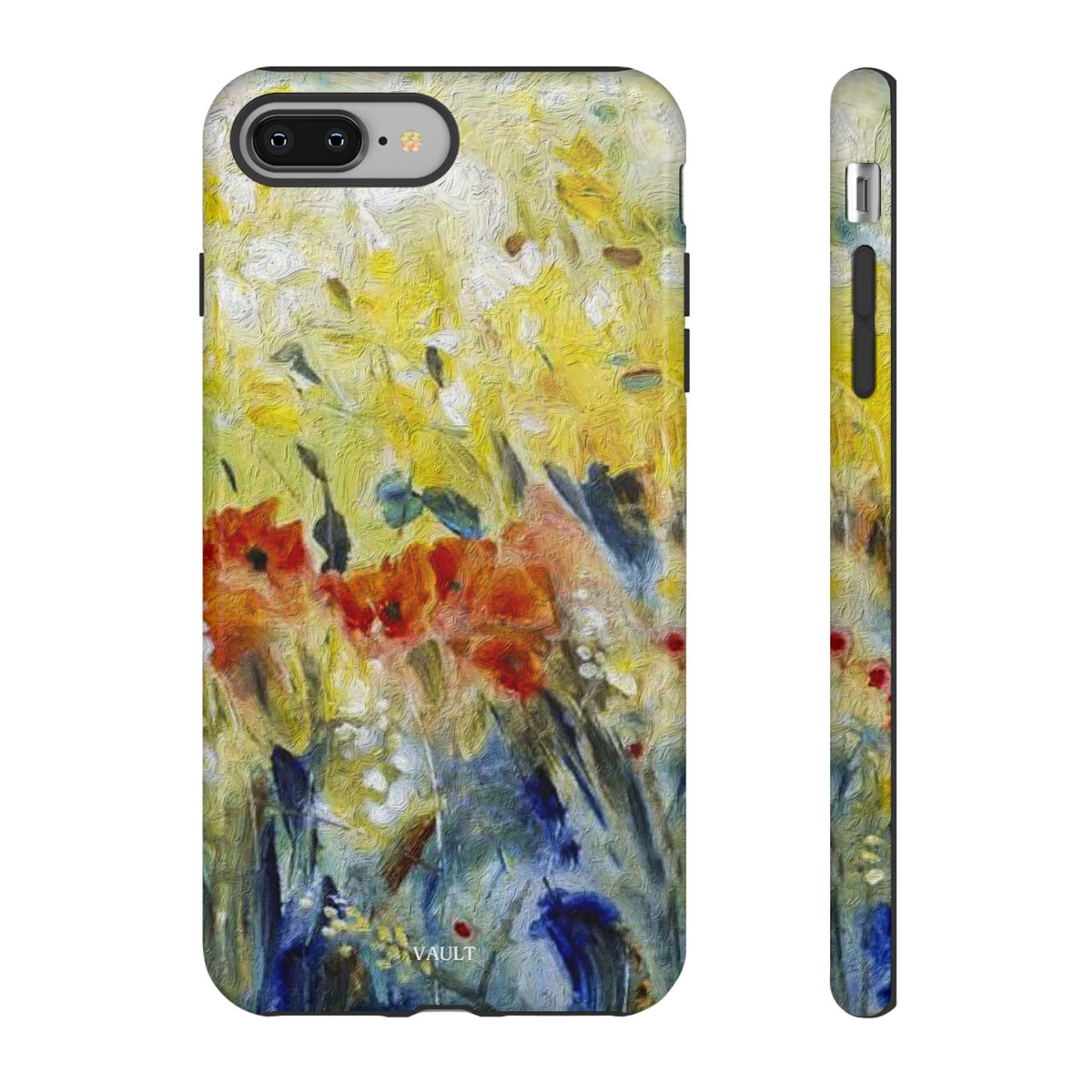 Floral Watercolor Phone Case — Yellow Garden Tough Cases