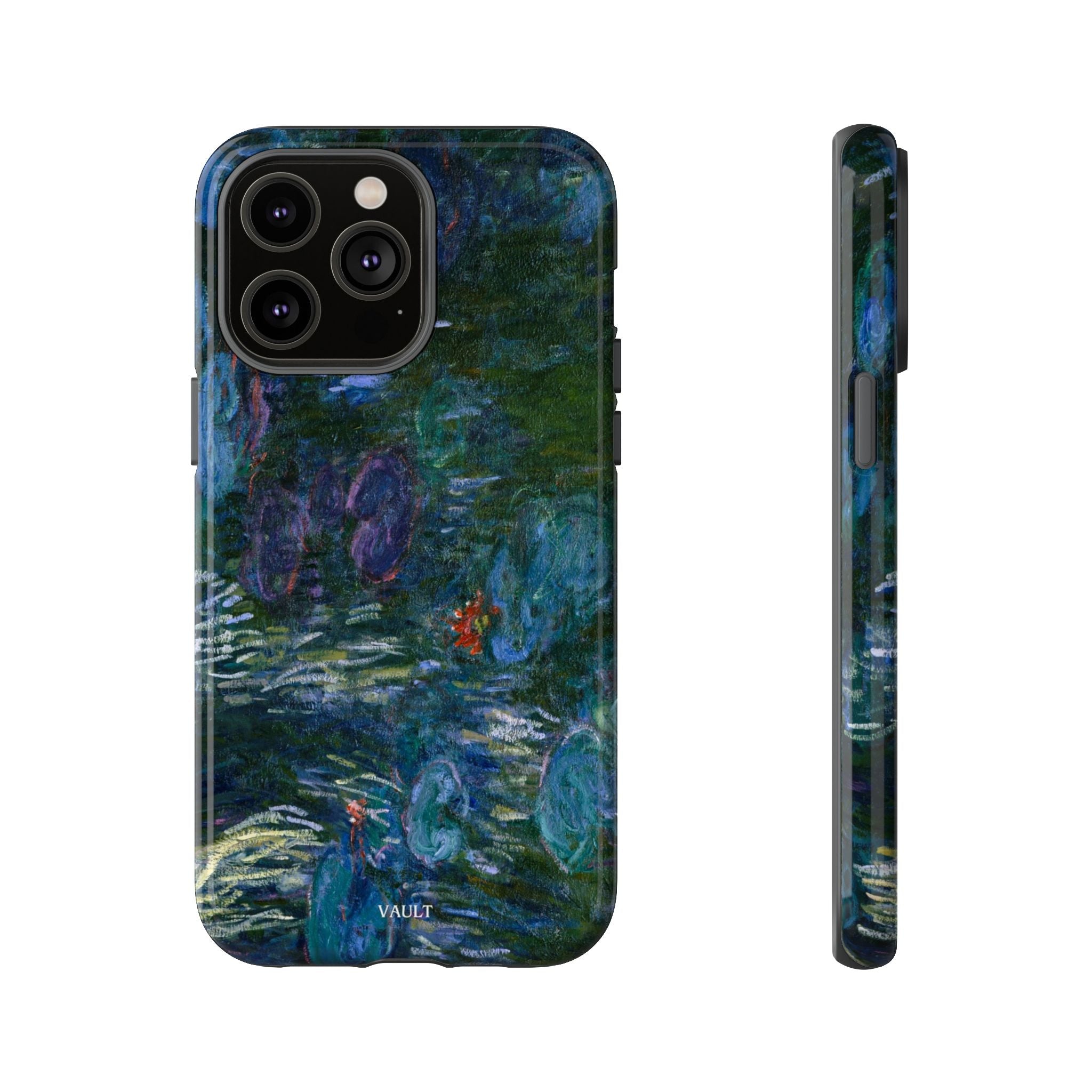 Water Lilies Tough Phone Case — Impressionist Art Protective Cover