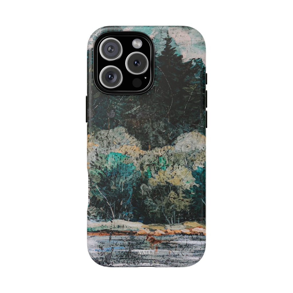 Phone Case - Moody Forest Landscape Protective Tough Case
