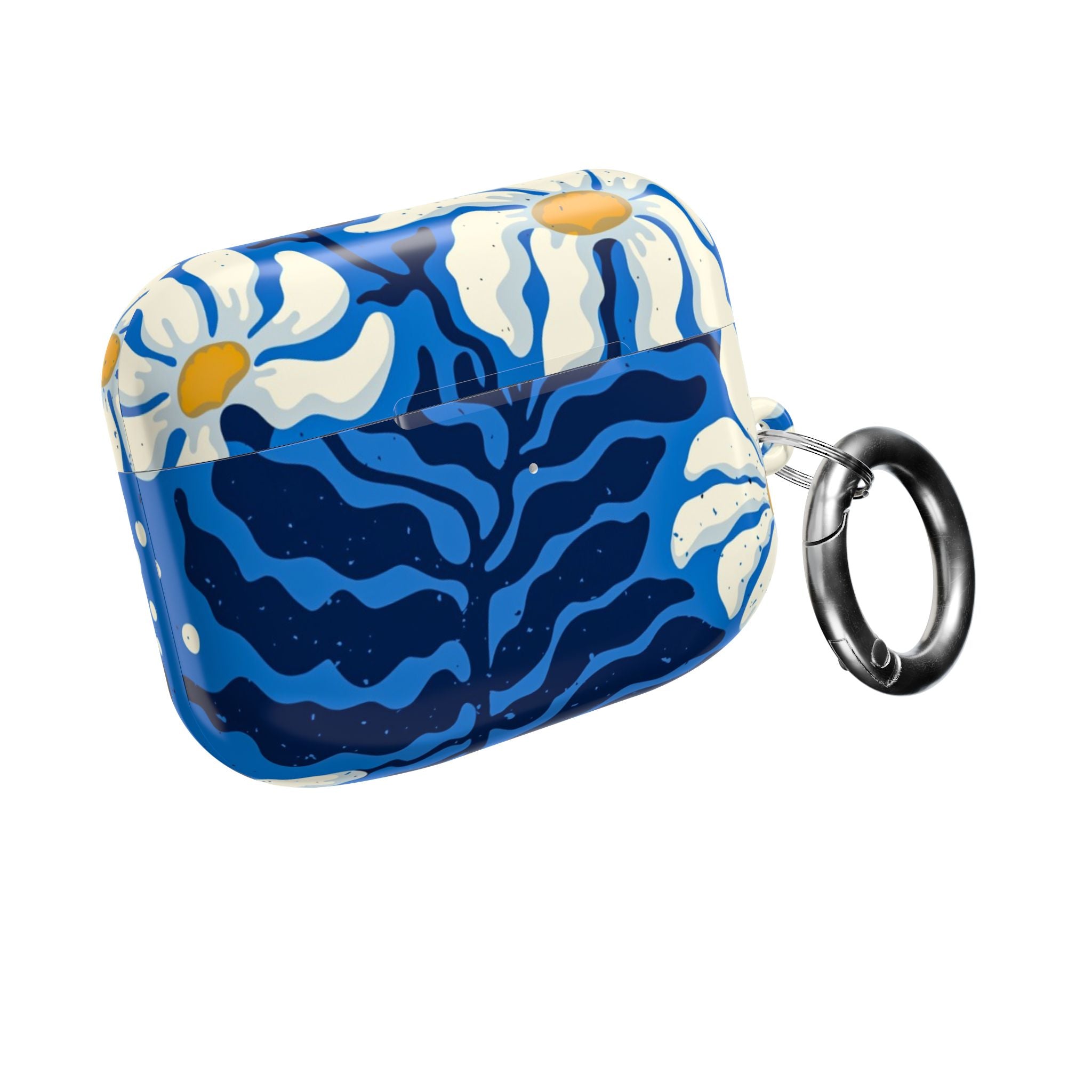 Blue Floral Daisy AirPod Case