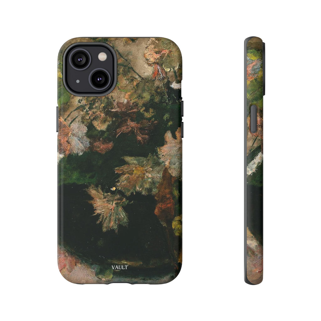 Floral Painterly Tough Phone Case — Vintage Autumn Leaves Phone Cover