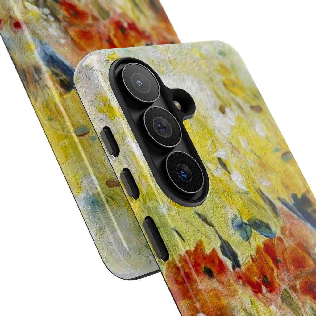 Floral Watercolor Phone Case — Yellow Garden Tough Cases