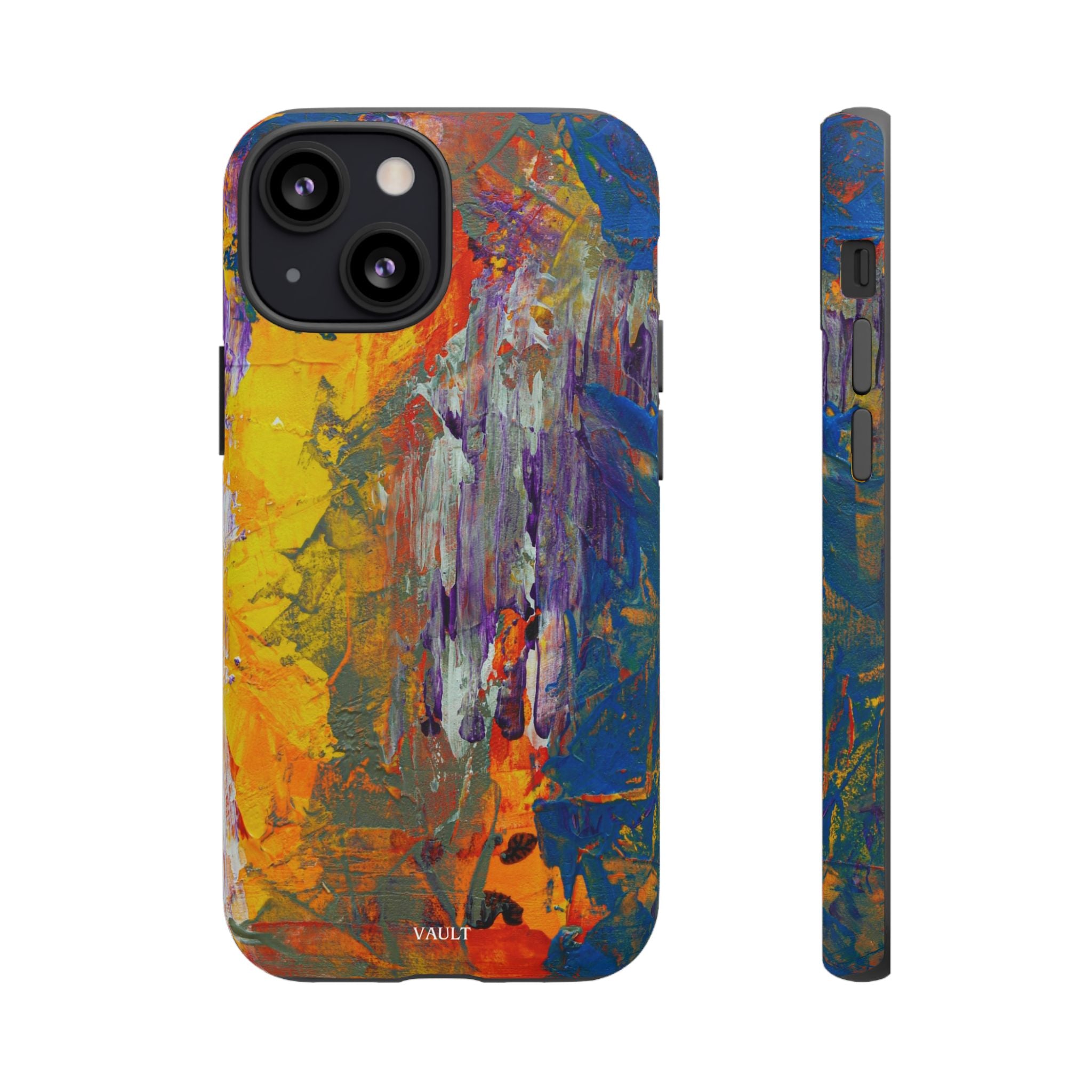 Abstract Color Splash Phone Case — Vibrant Artistic Protective Cover