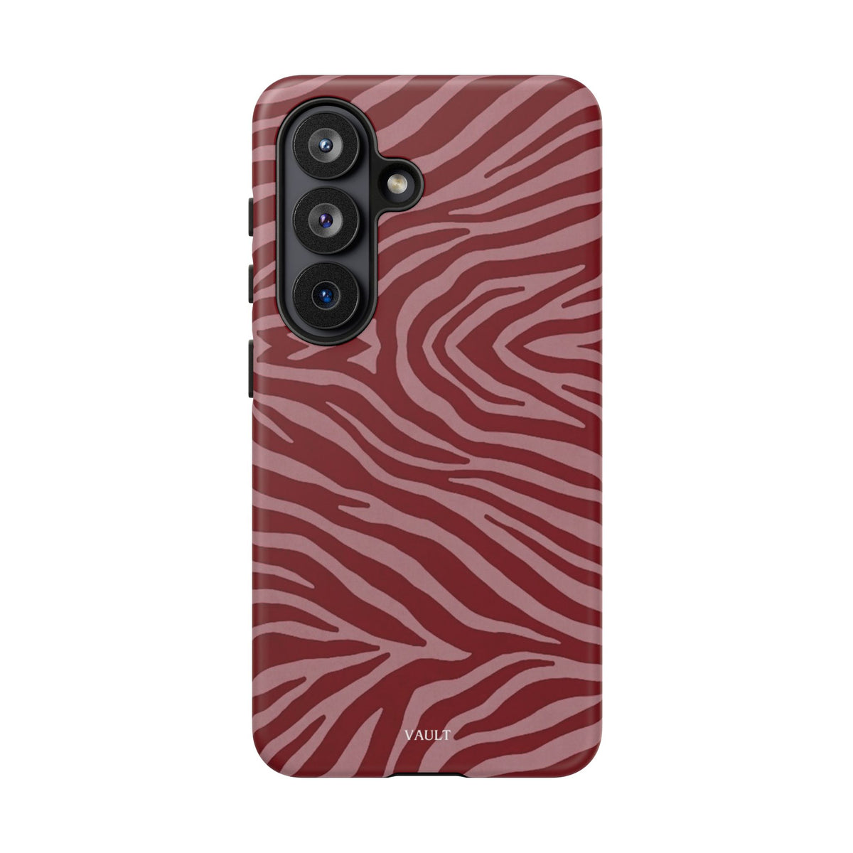 Red Zebra Print Tough Phone Case