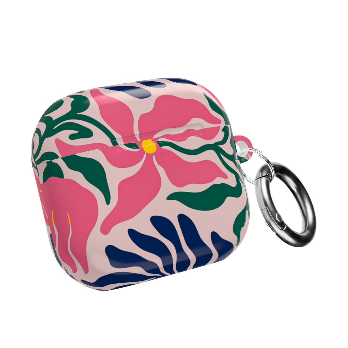 AirPod Case — Pink Floral Swirl Protective Cover