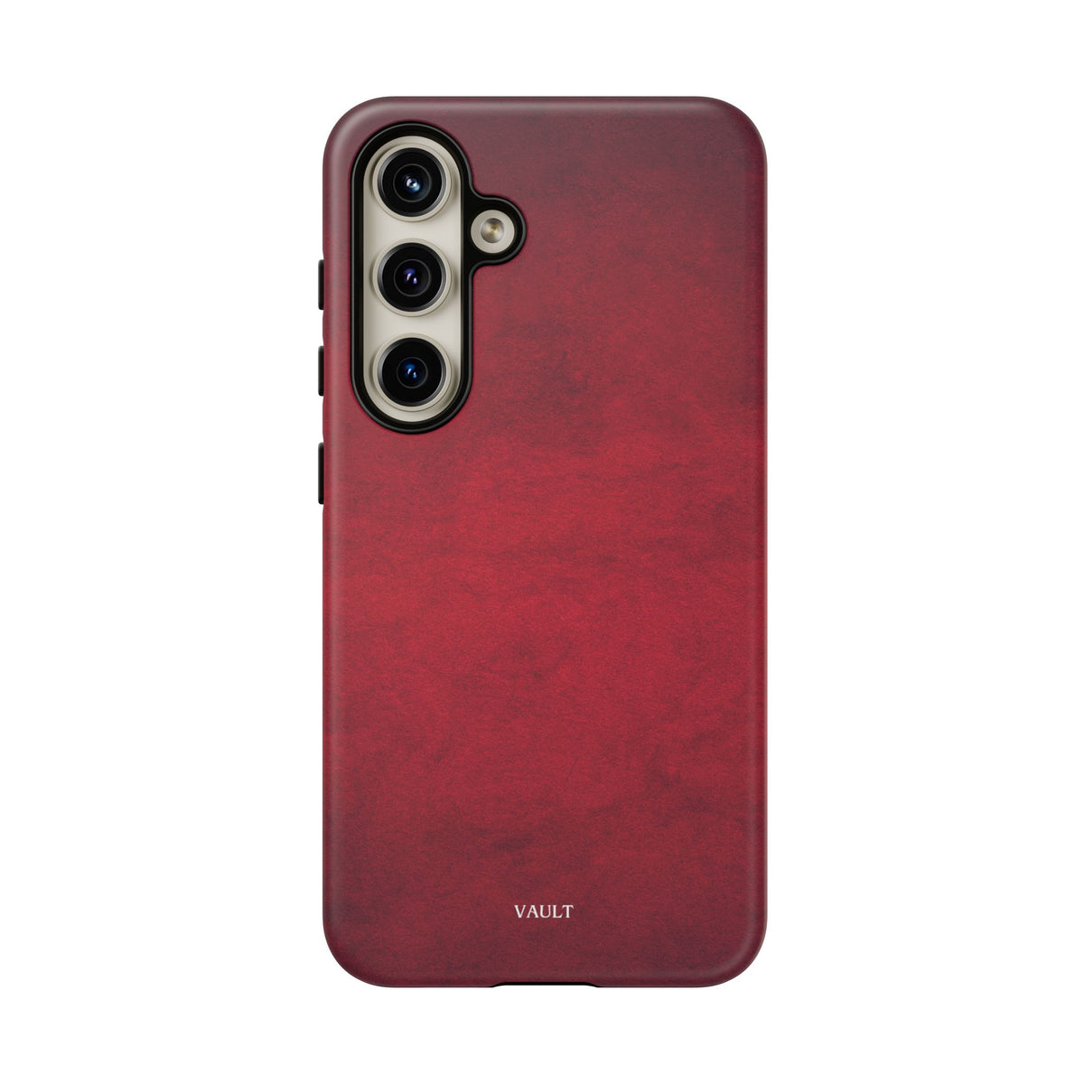Red Leather Texture Phone Case Impact-Resistant Case