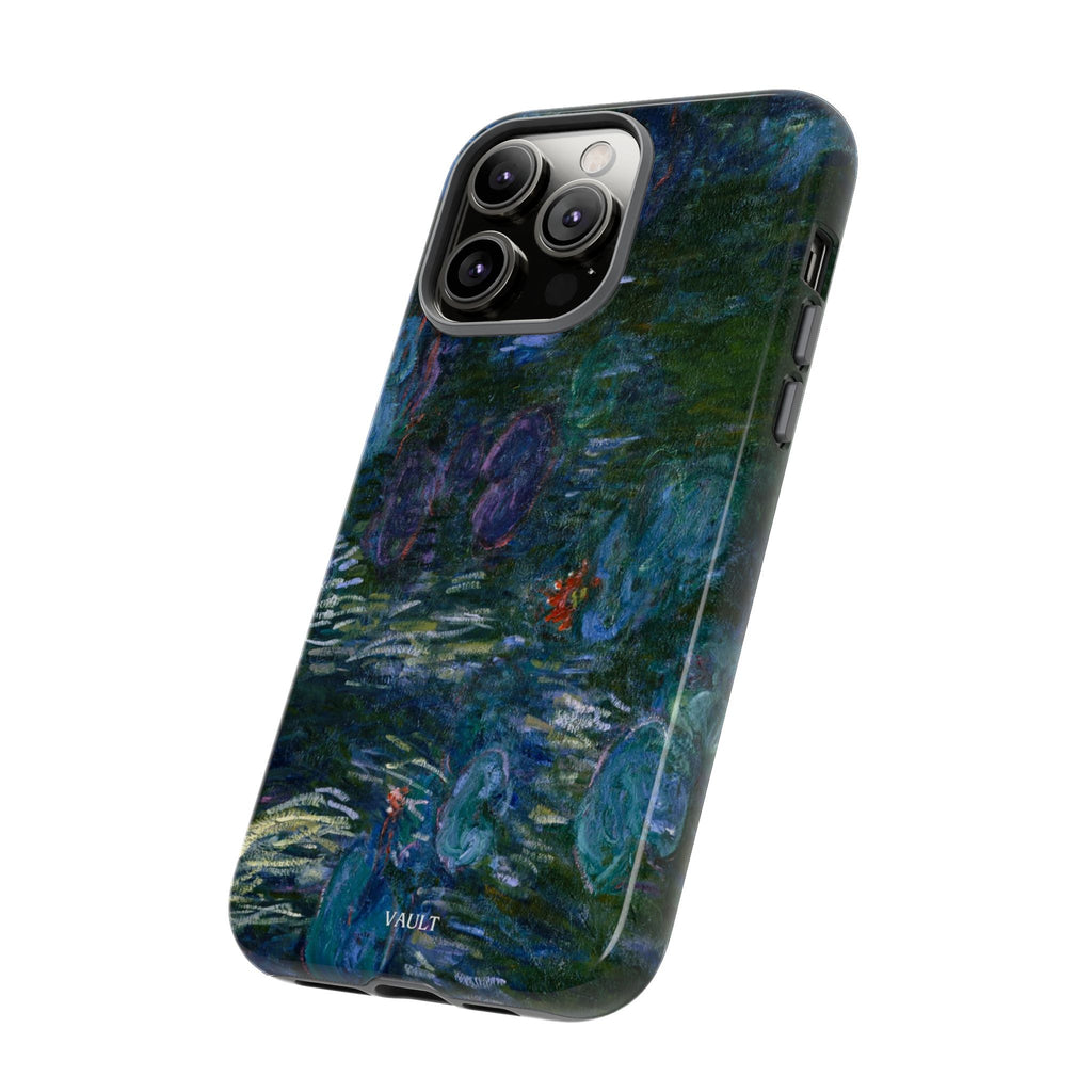 Water Lilies Tough Phone Case — Impressionist Art Protective Cover