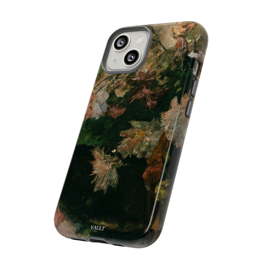 Floral Painterly Tough Phone Case — Vintage Autumn Leaves Phone Cover