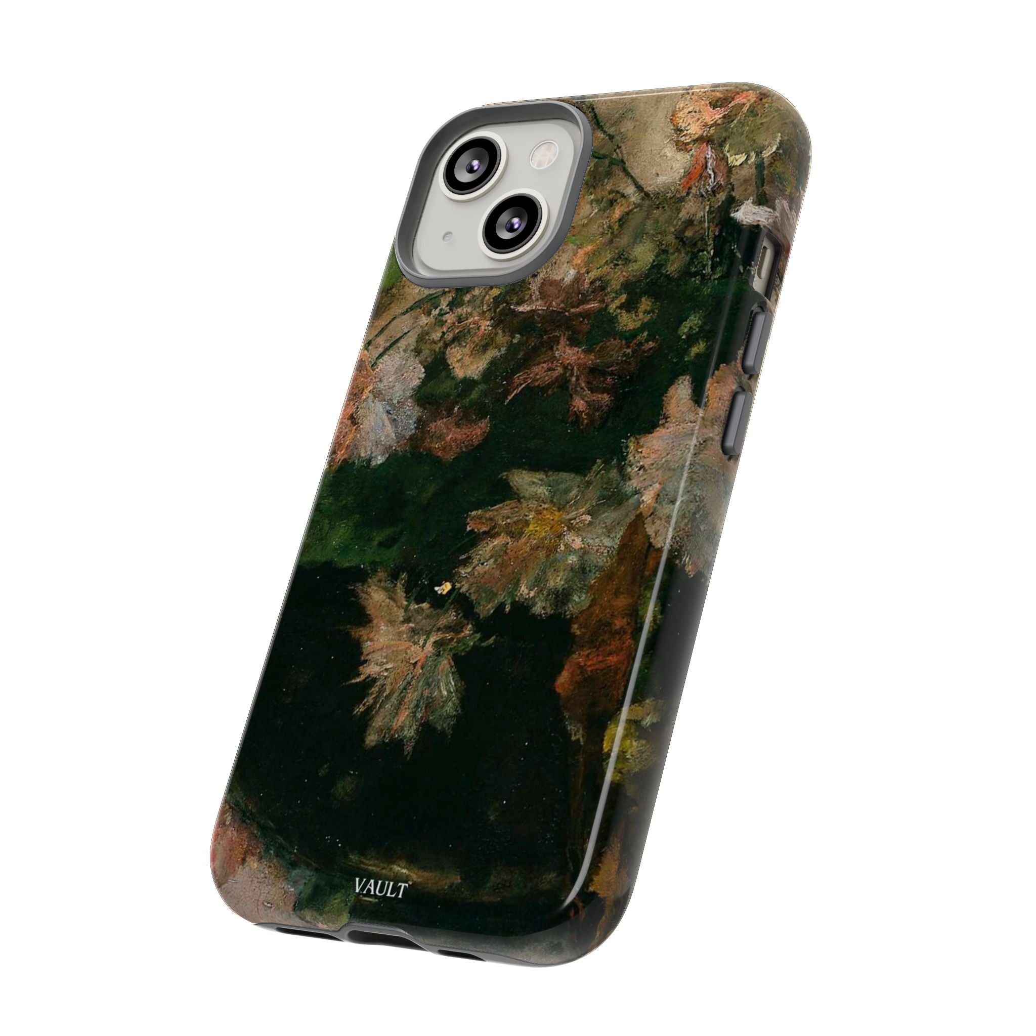 Floral Painterly Tough Phone Case — Vintage Autumn Leaves Phone Cover