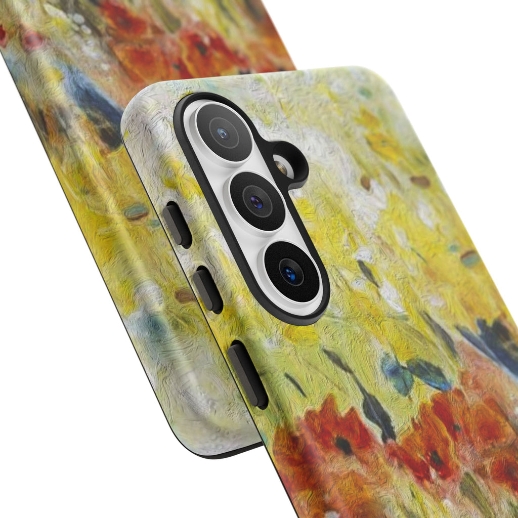 Floral Watercolor Phone Case — Yellow Garden Tough Cases