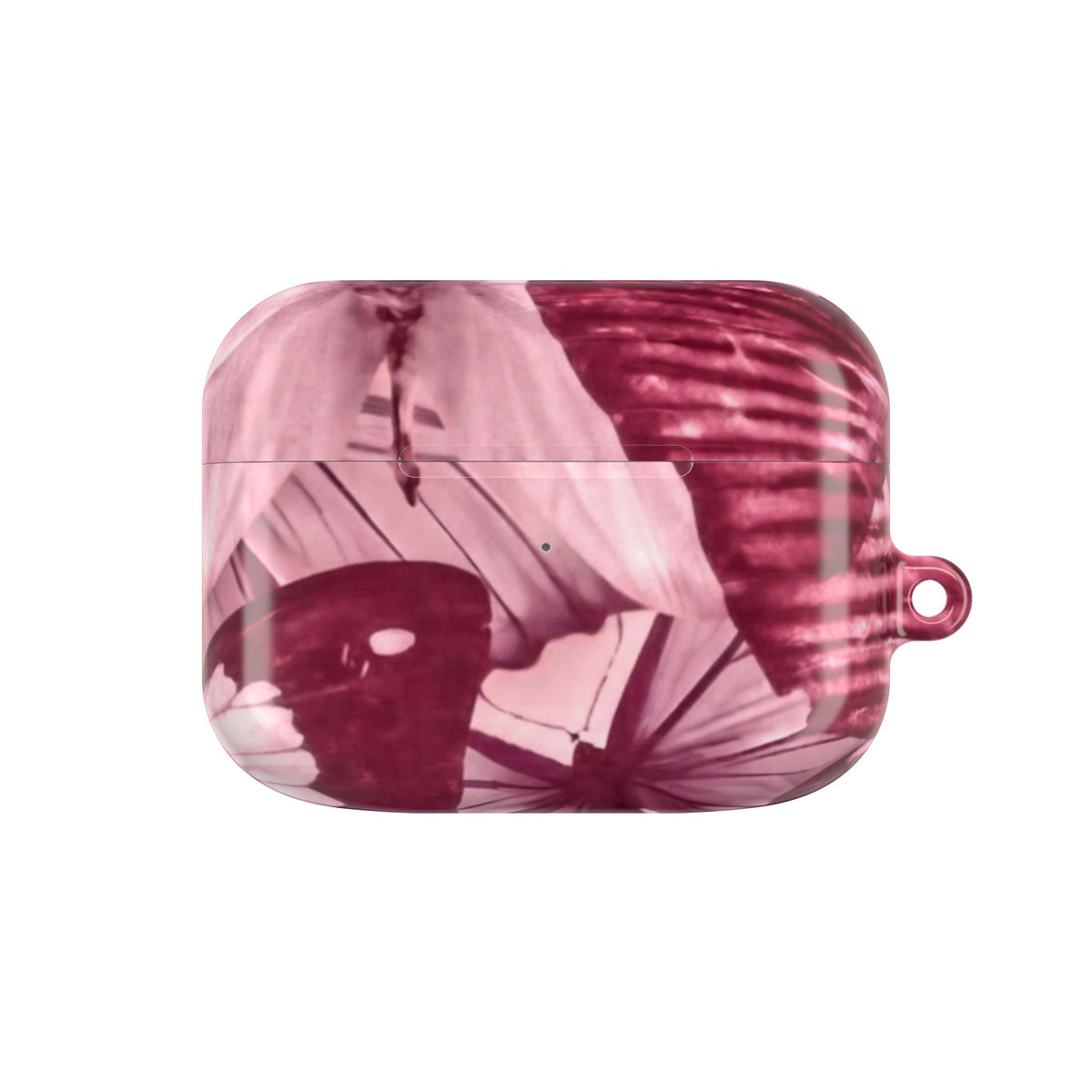 Floral Parasol AirPod Case — Vintage Pink Umbrella Design