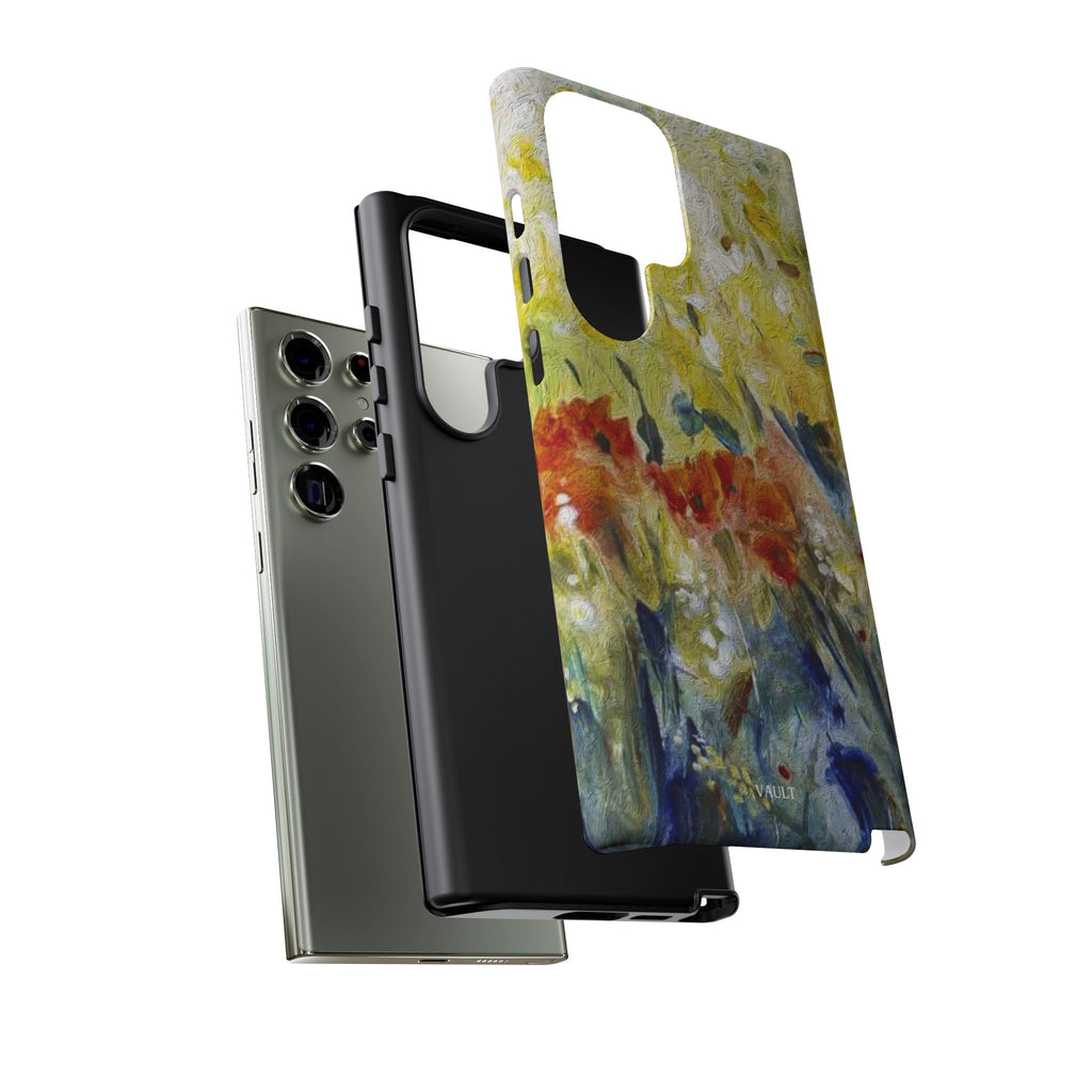 Floral Watercolor Phone Case — Yellow Garden Tough Cases