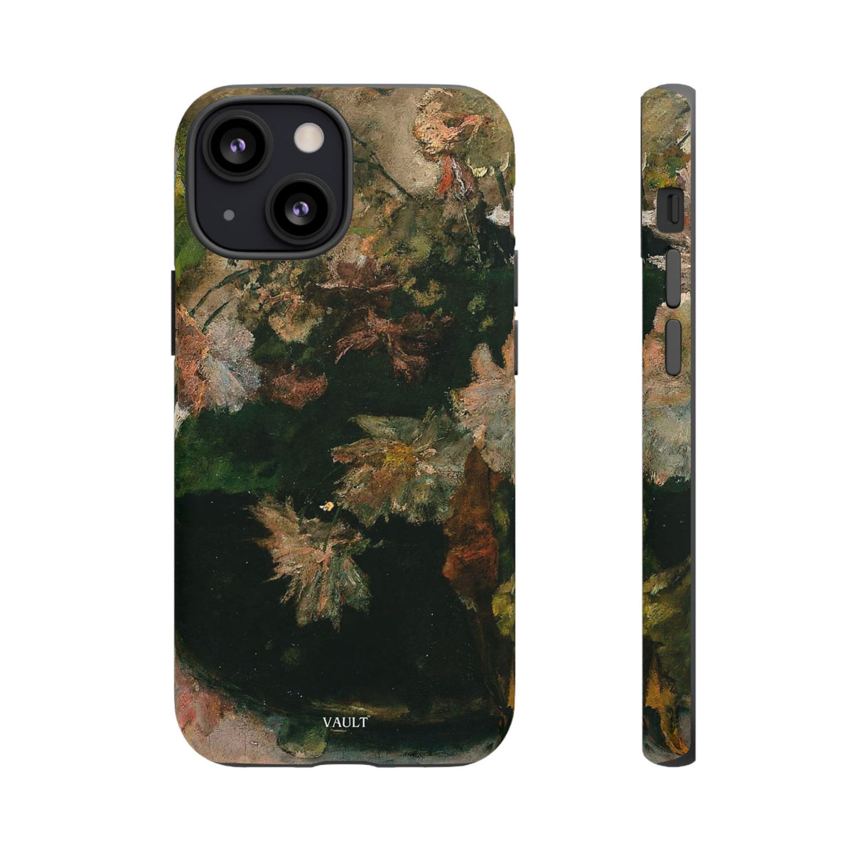 Floral Painterly Tough Phone Case — Vintage Autumn Leaves Phone Cover