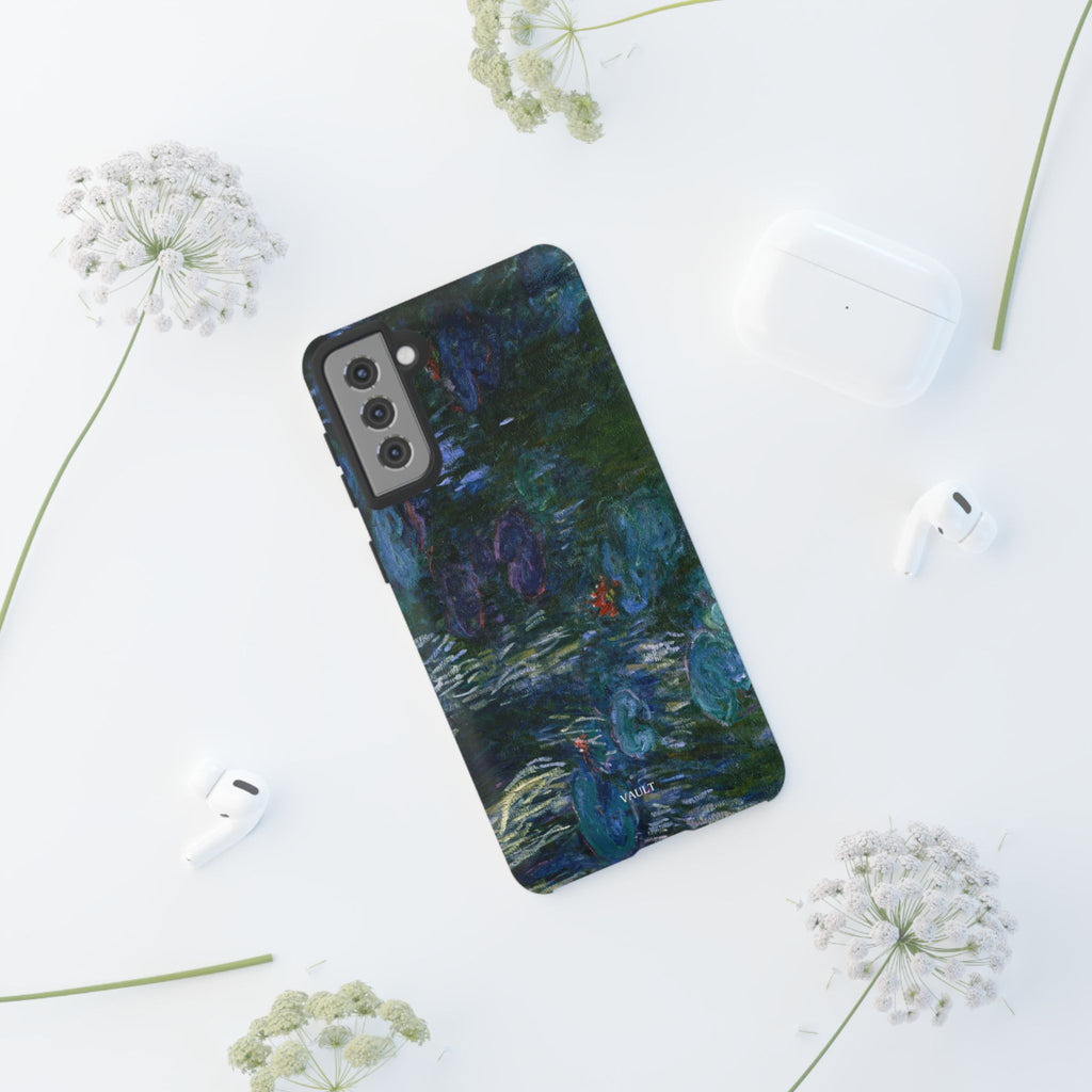 Water Lilies Tough Phone Case — Impressionist Art Protective Cover