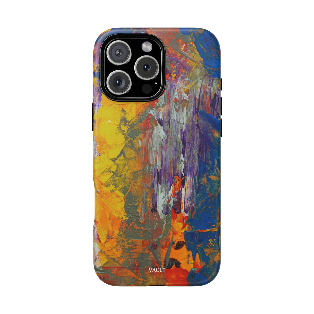 Abstract Color Splash Phone Case — Vibrant Artistic Protective Cover