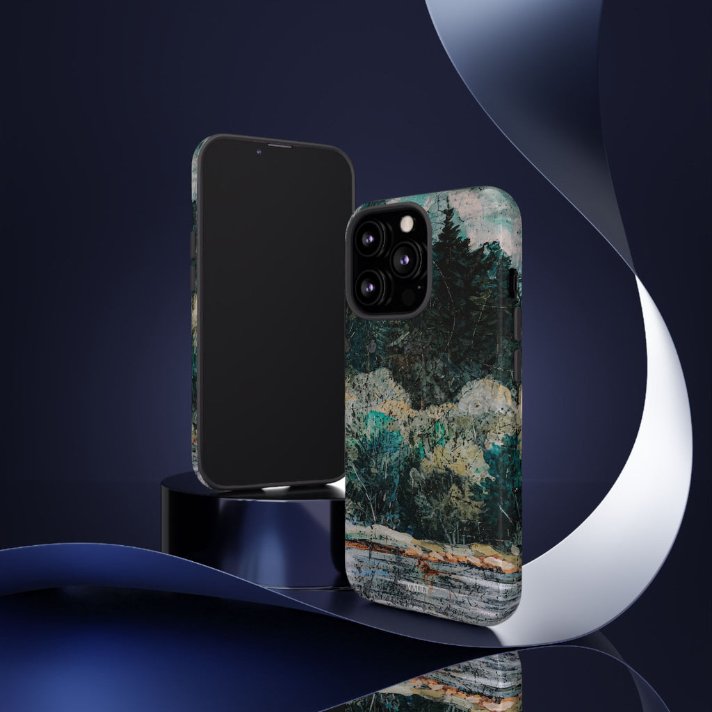Phone Case - Moody Forest Landscape Protective Tough Case