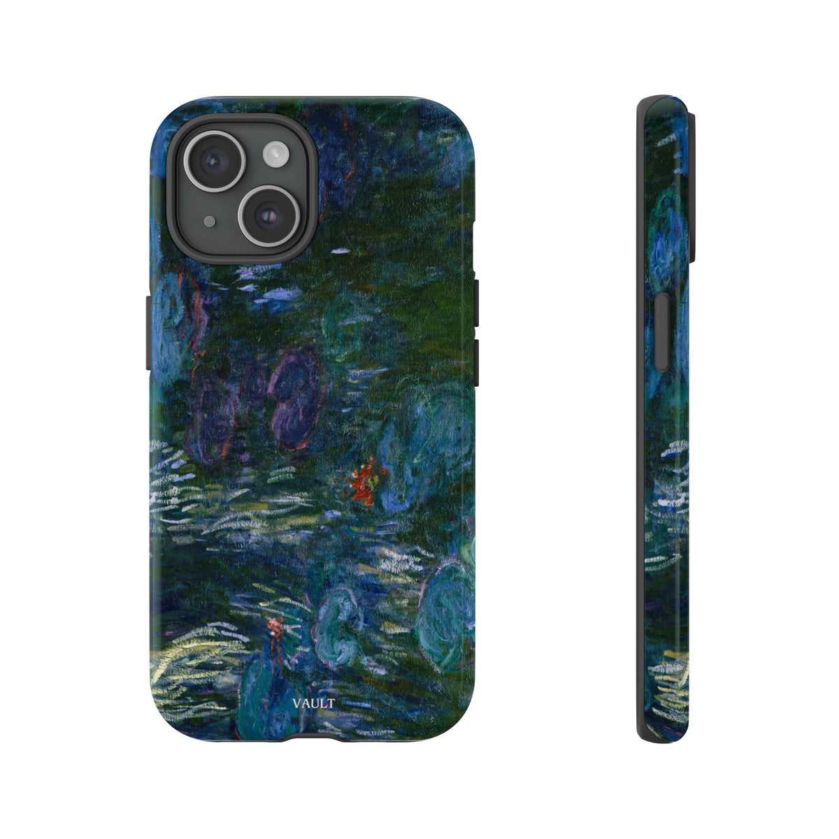 Water Lilies Tough Phone Case — Impressionist Art Protective Cover