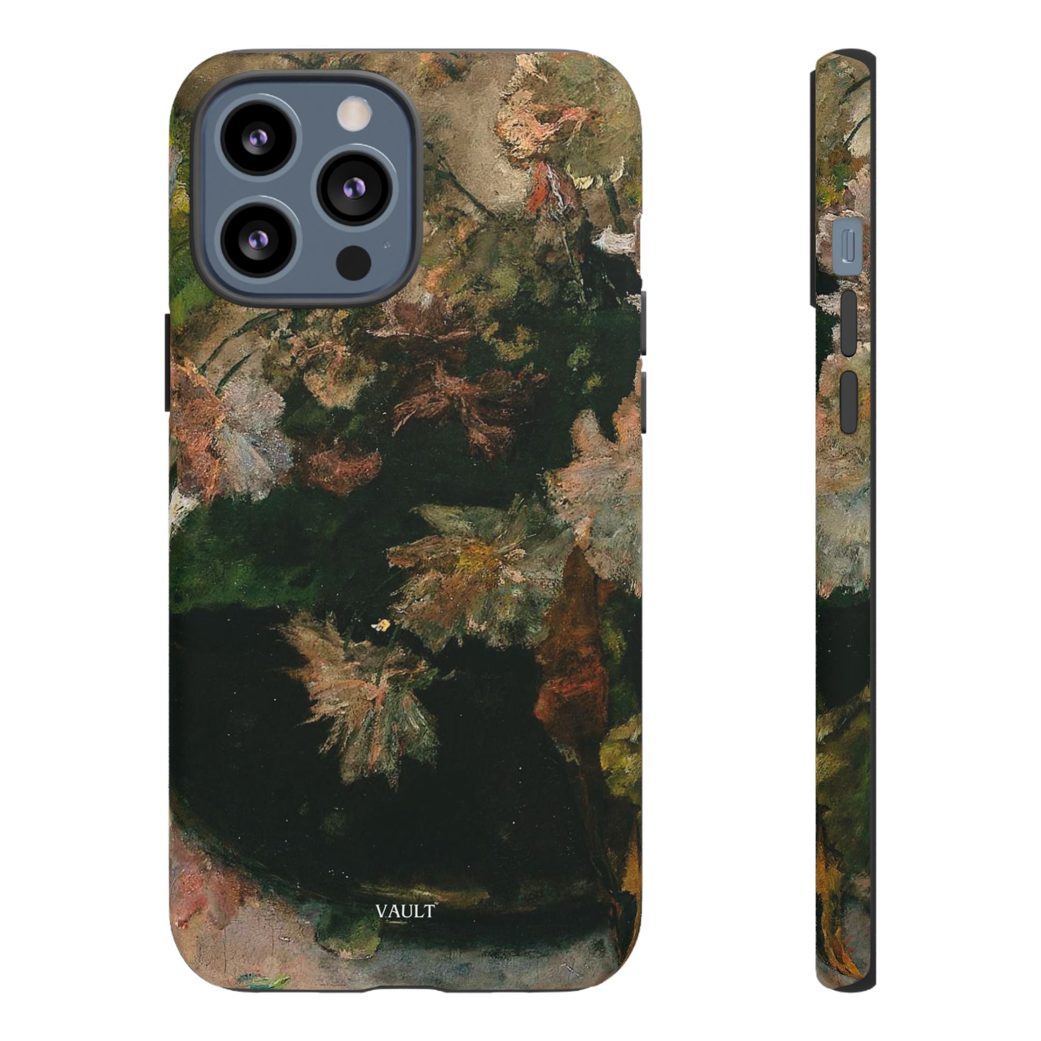 Floral Painterly Tough Phone Case — Vintage Autumn Leaves Phone Cover