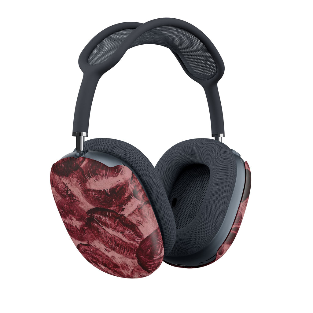 AirPods Max Case — Burgundy Kiss Print Protective Covers