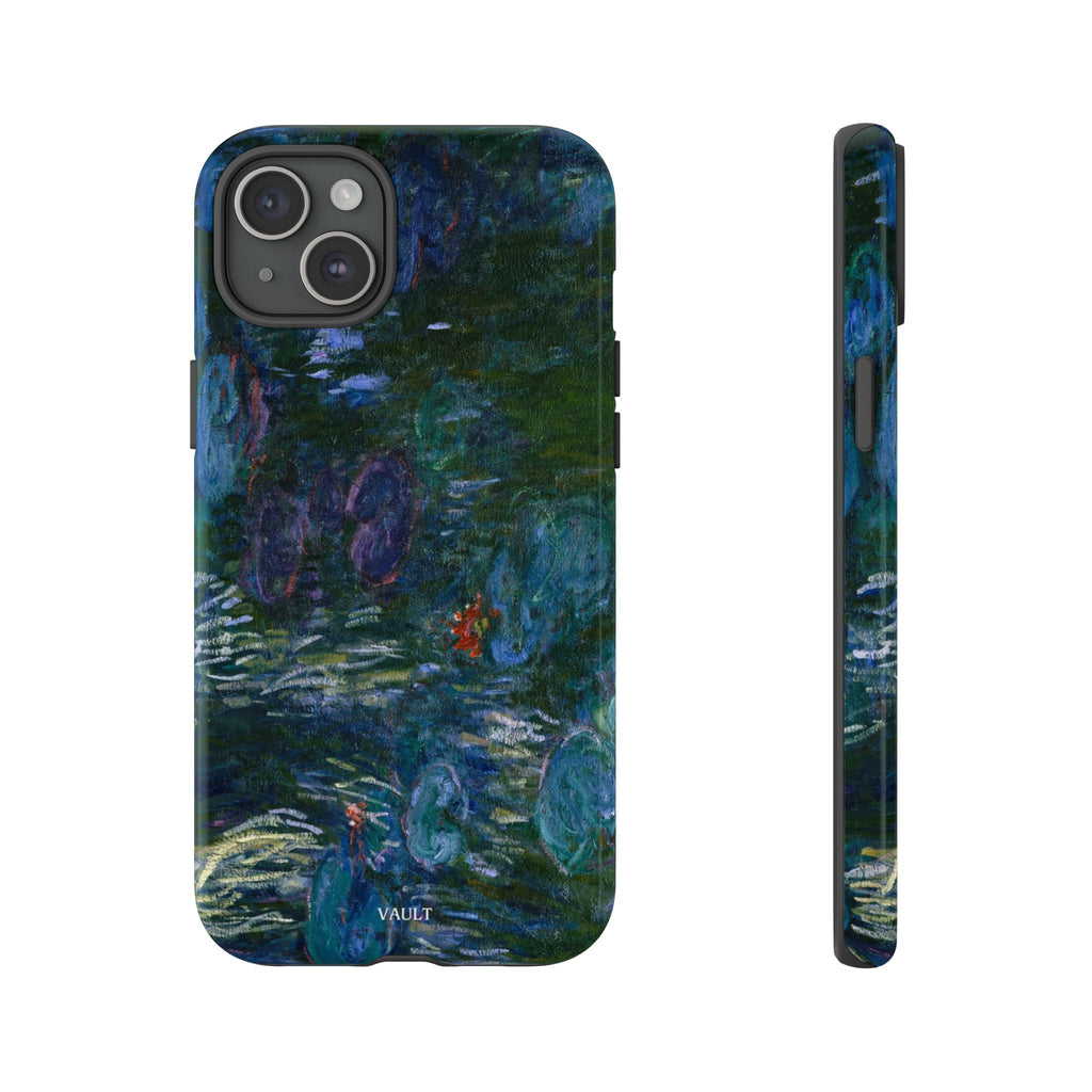 Water Lilies Tough Phone Case — Impressionist Art Protective Cover
