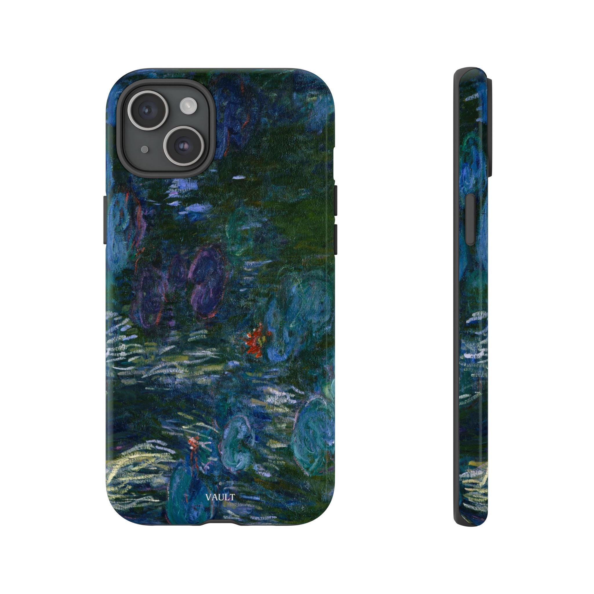 Water Lilies Tough Phone Case — Impressionist Art Protective Cover