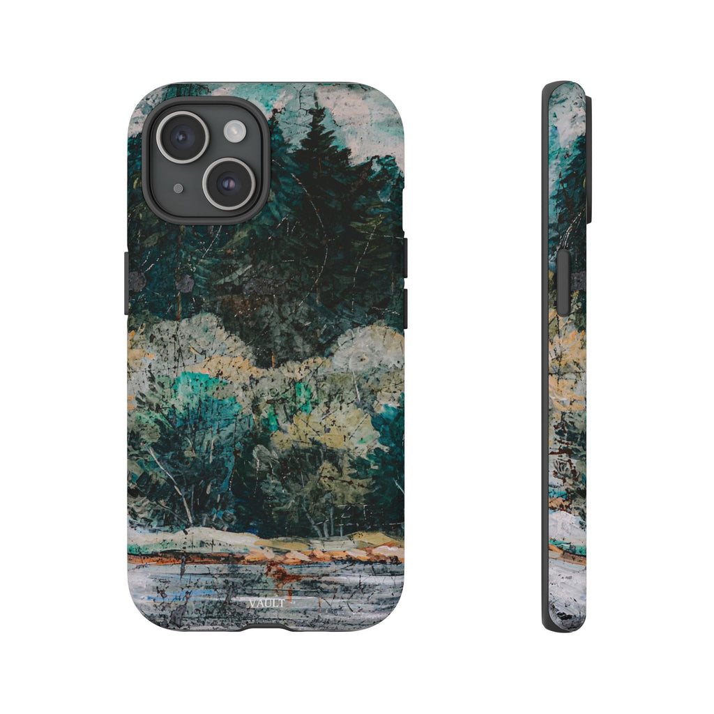 Phone Case - Moody Forest Landscape Protective Tough Case