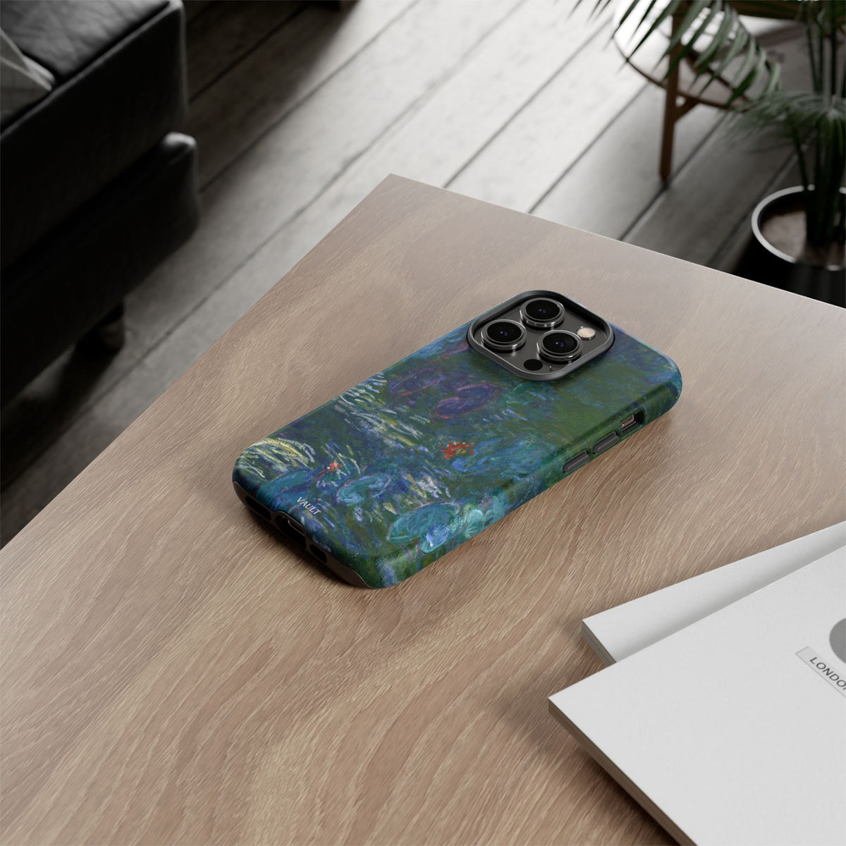 Water Lilies Tough Phone Case — Impressionist Art Protective Cover