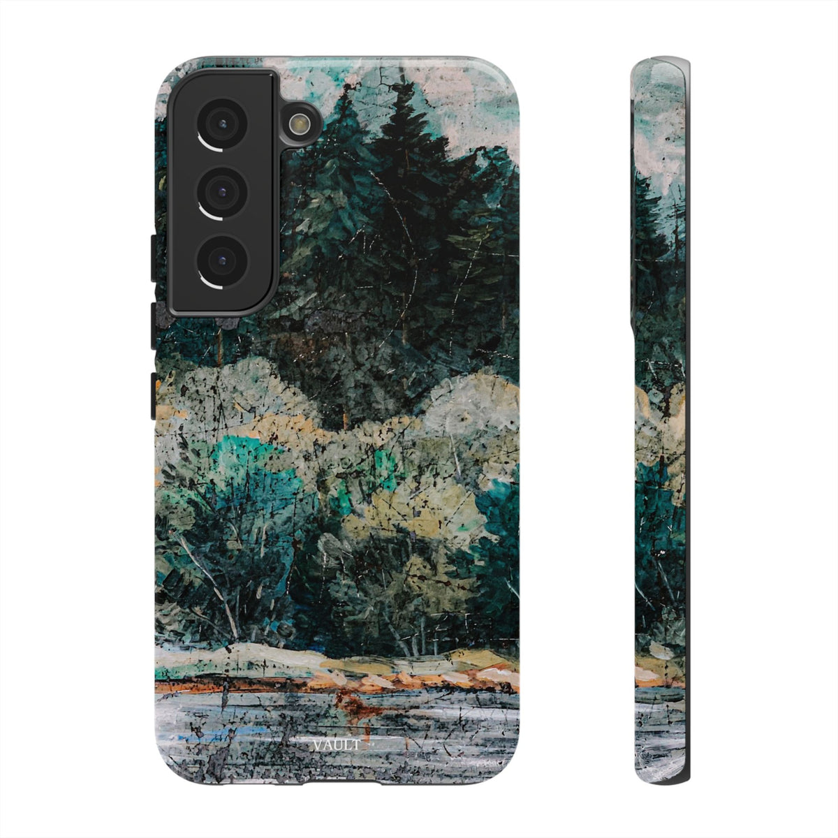 Phone Case - Moody Forest Landscape Protective Tough Case