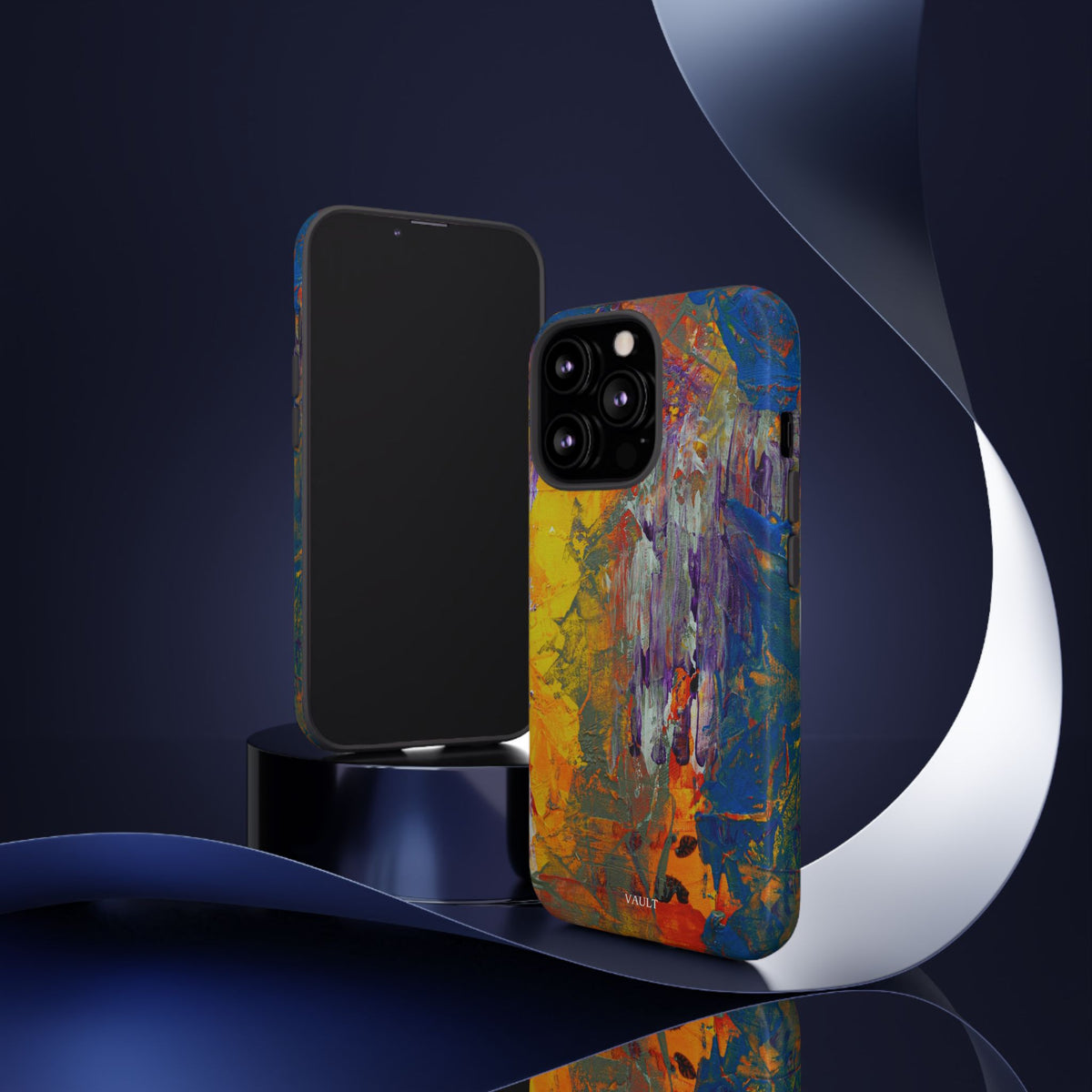 Abstract Color Splash Phone Case — Vibrant Artistic Protective Cover