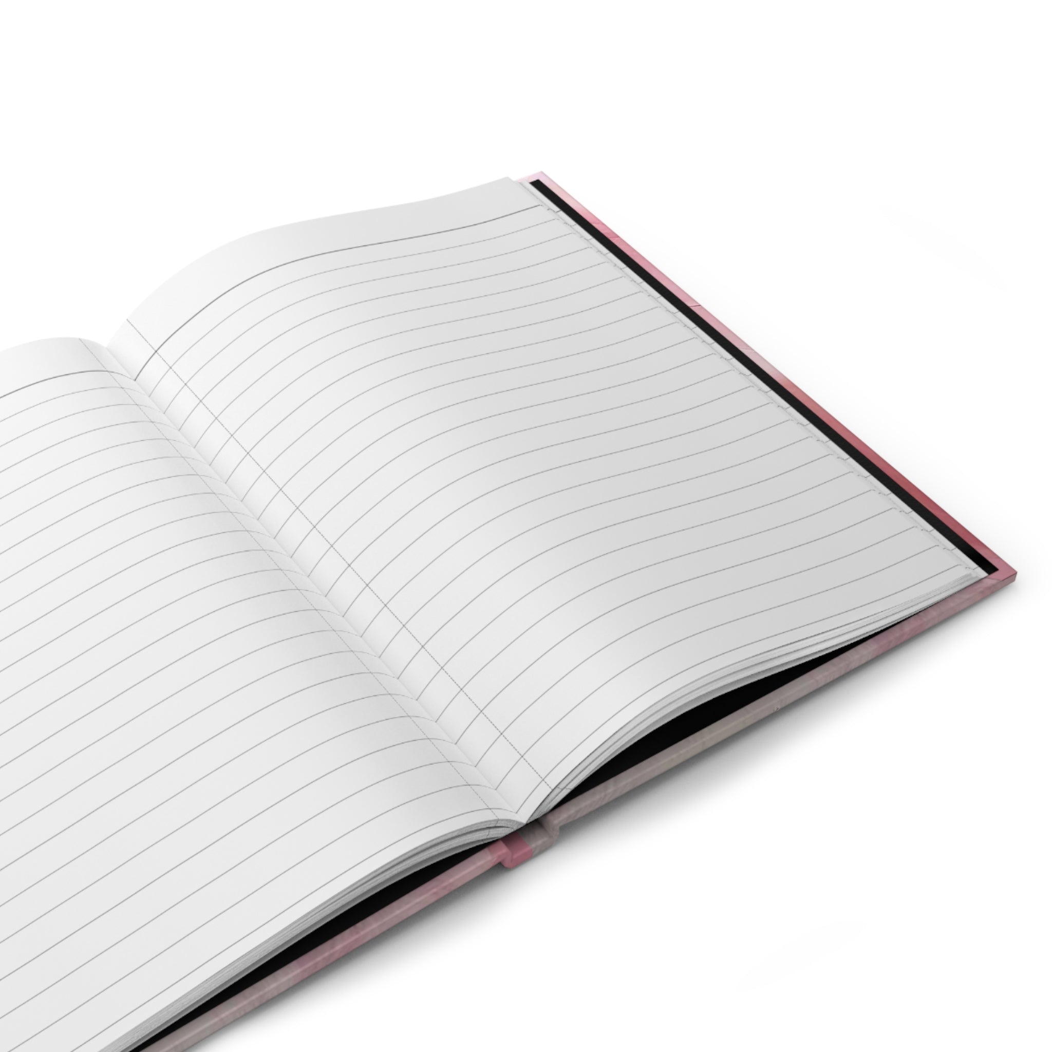 Pink Marble Hardcover Journal — Abstract Floral Notebook for Writing, Planning & Gifts
