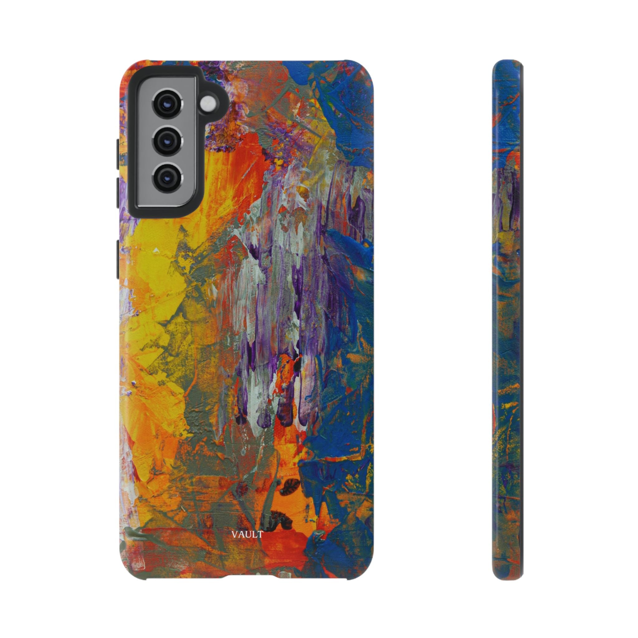 Abstract Color Splash Phone Case — Vibrant Artistic Protective Cover