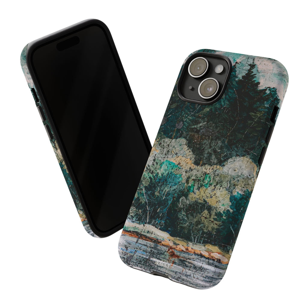 Phone Case - Moody Forest Landscape Protective Tough Case