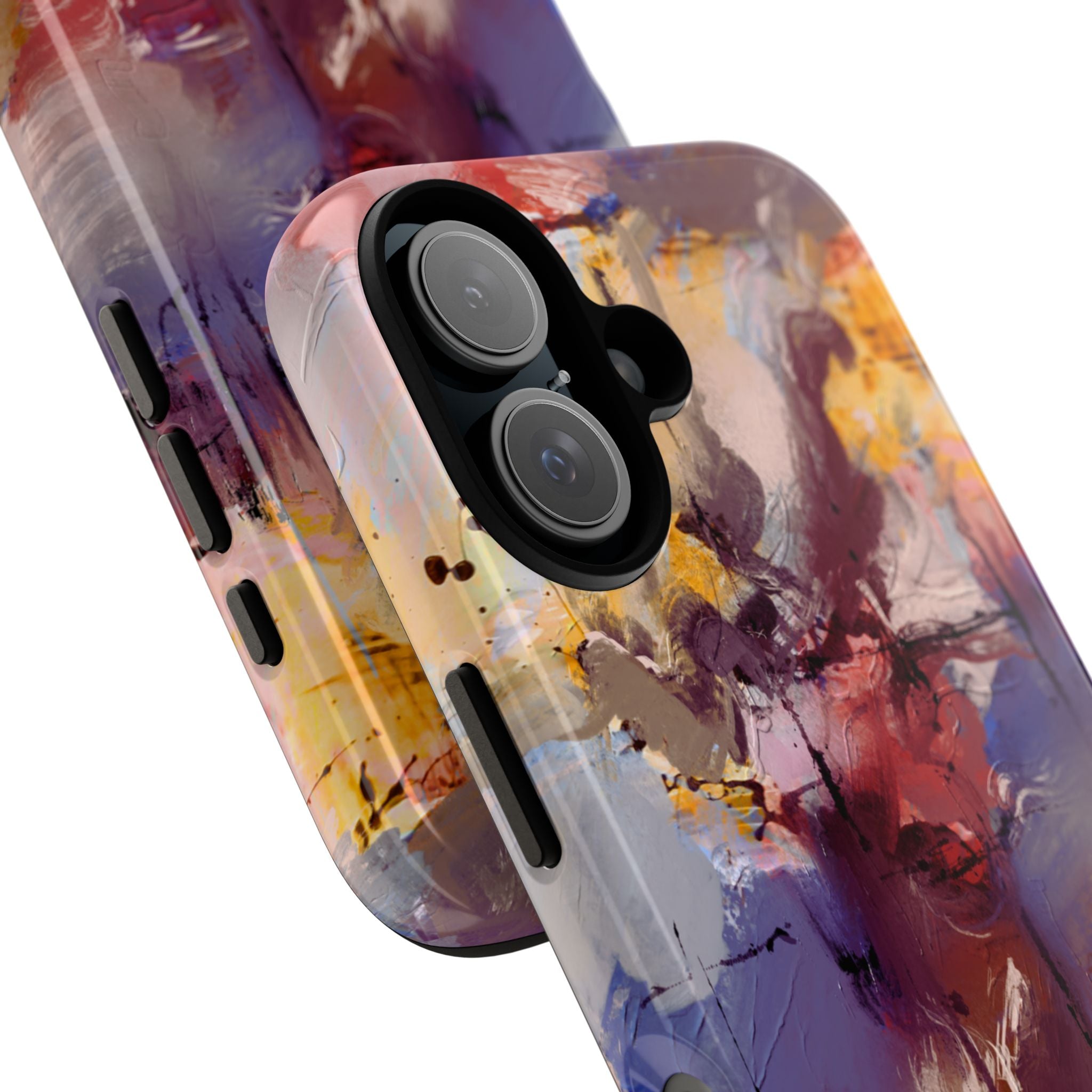 Abstract Brushstroke Tough Phone Case — Colorful Protective iPhone Cover