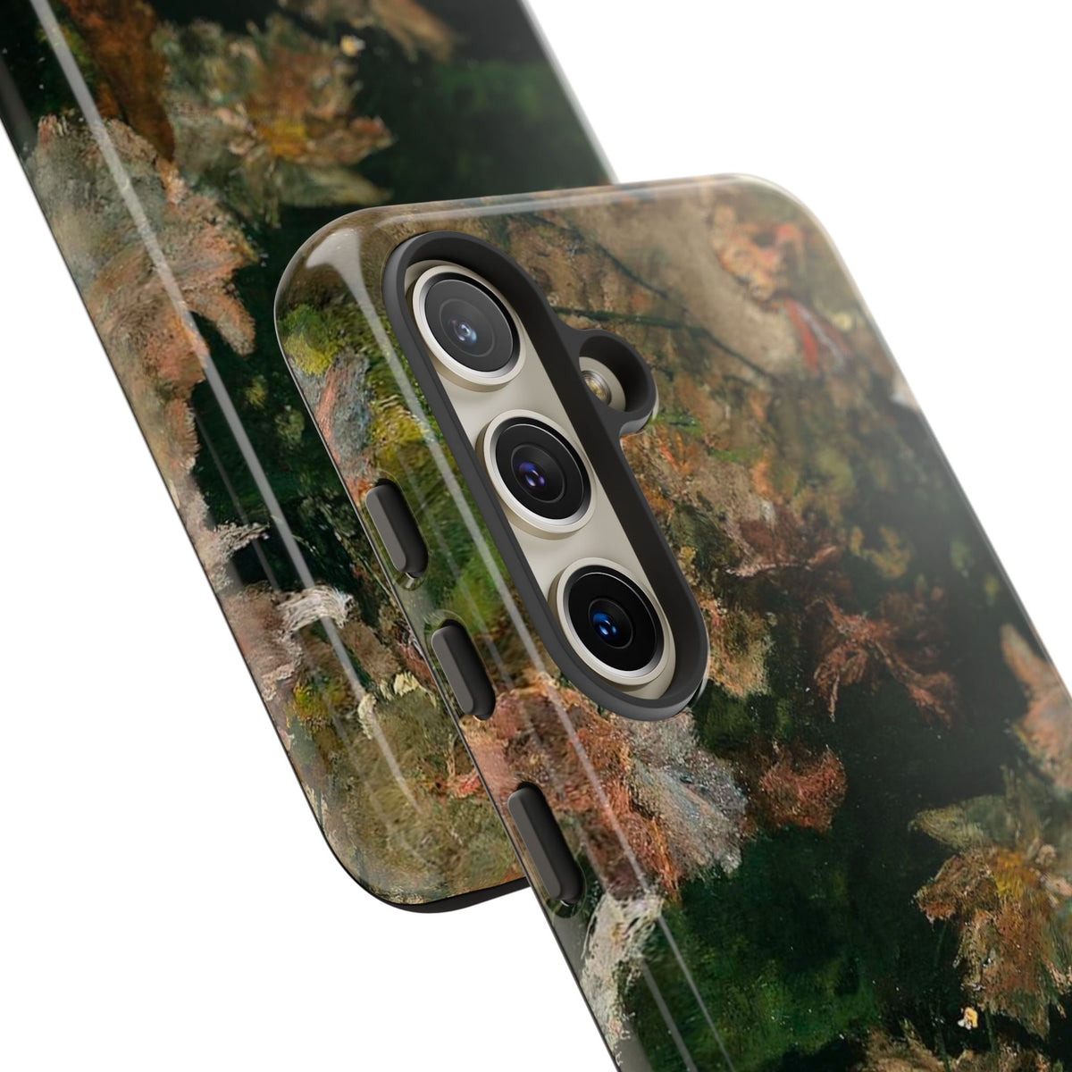 Floral Painterly Tough Phone Case — Vintage Autumn Leaves Phone Cover