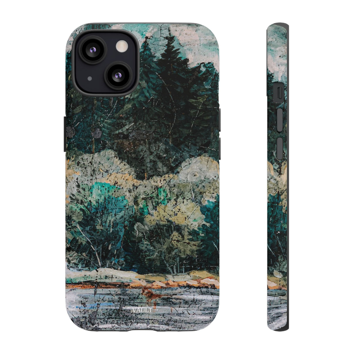 Phone Case - Moody Forest Landscape Protective Tough Case