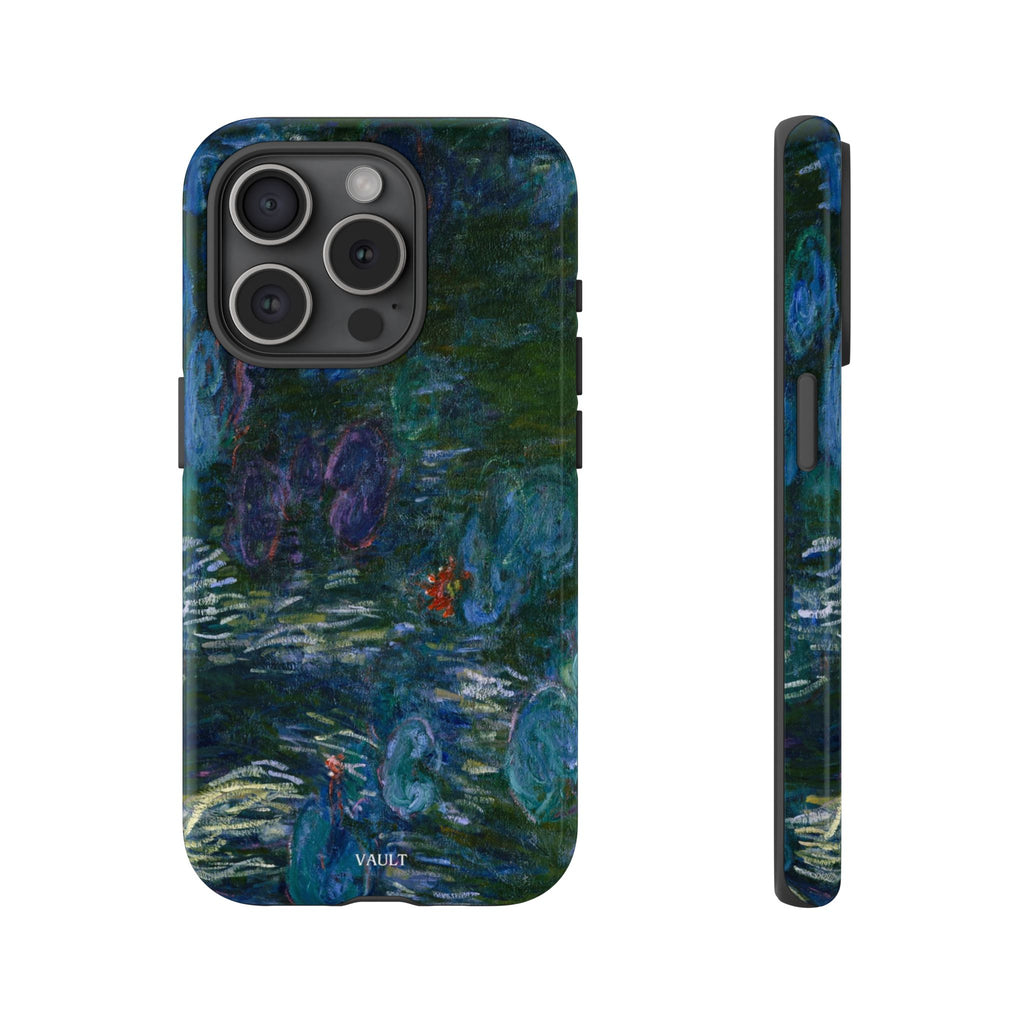 Water Lilies Tough Phone Case — Impressionist Art Protective Cover