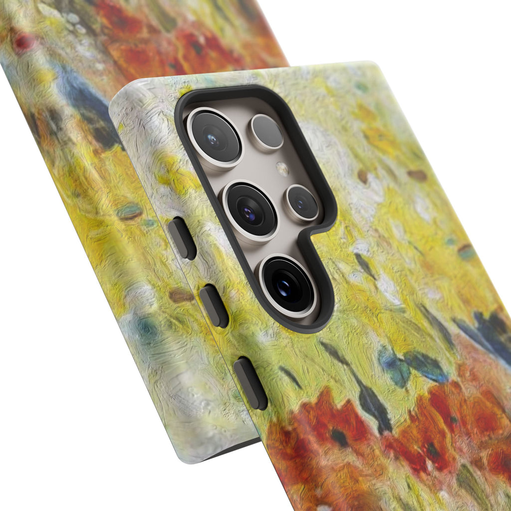 Floral Watercolor Phone Case — Yellow Garden Tough Cases