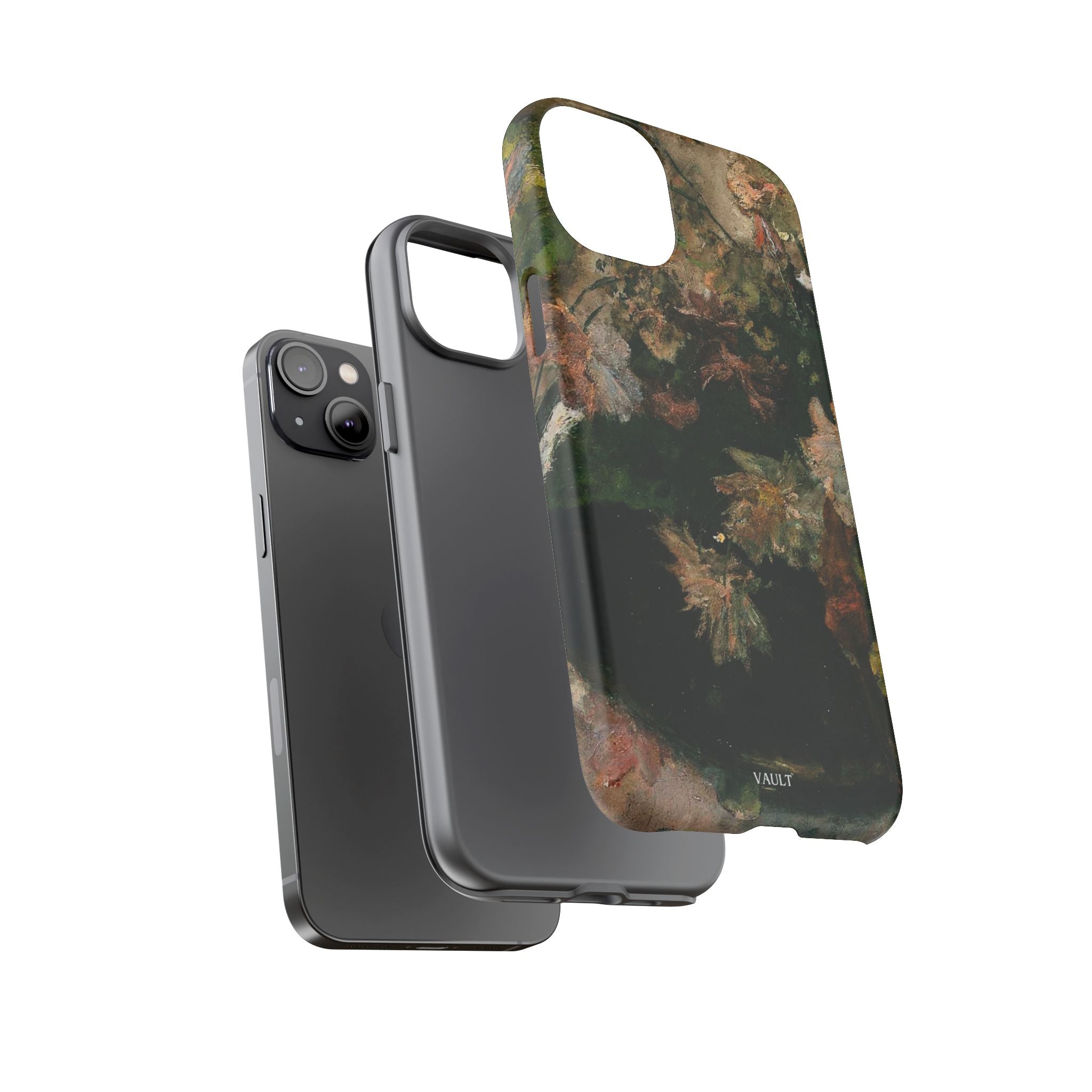 Floral Painterly Tough Phone Case — Vintage Autumn Leaves Phone Cover