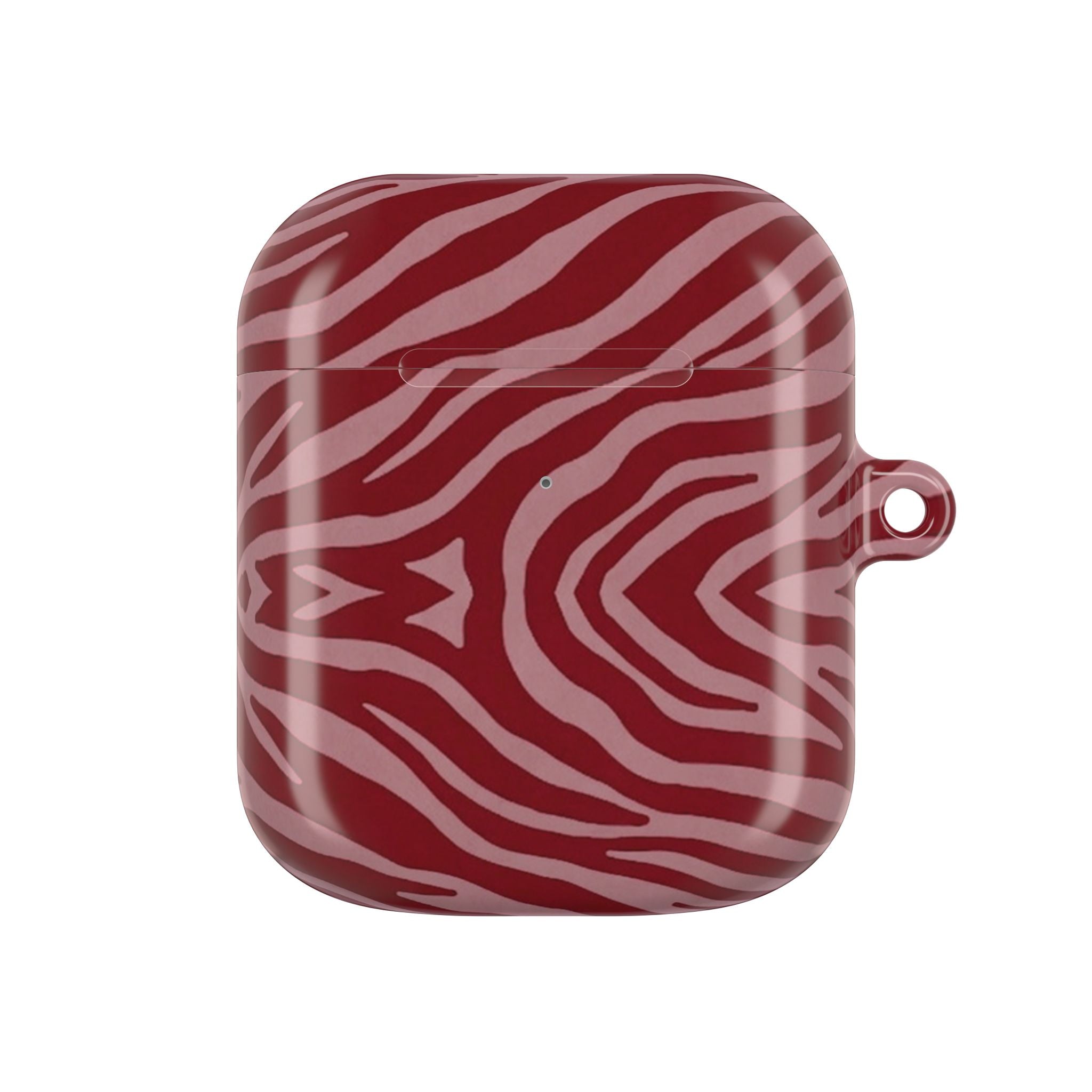 Red Zebra Print AirPod Case – Stylish Protective Charging Case Cover