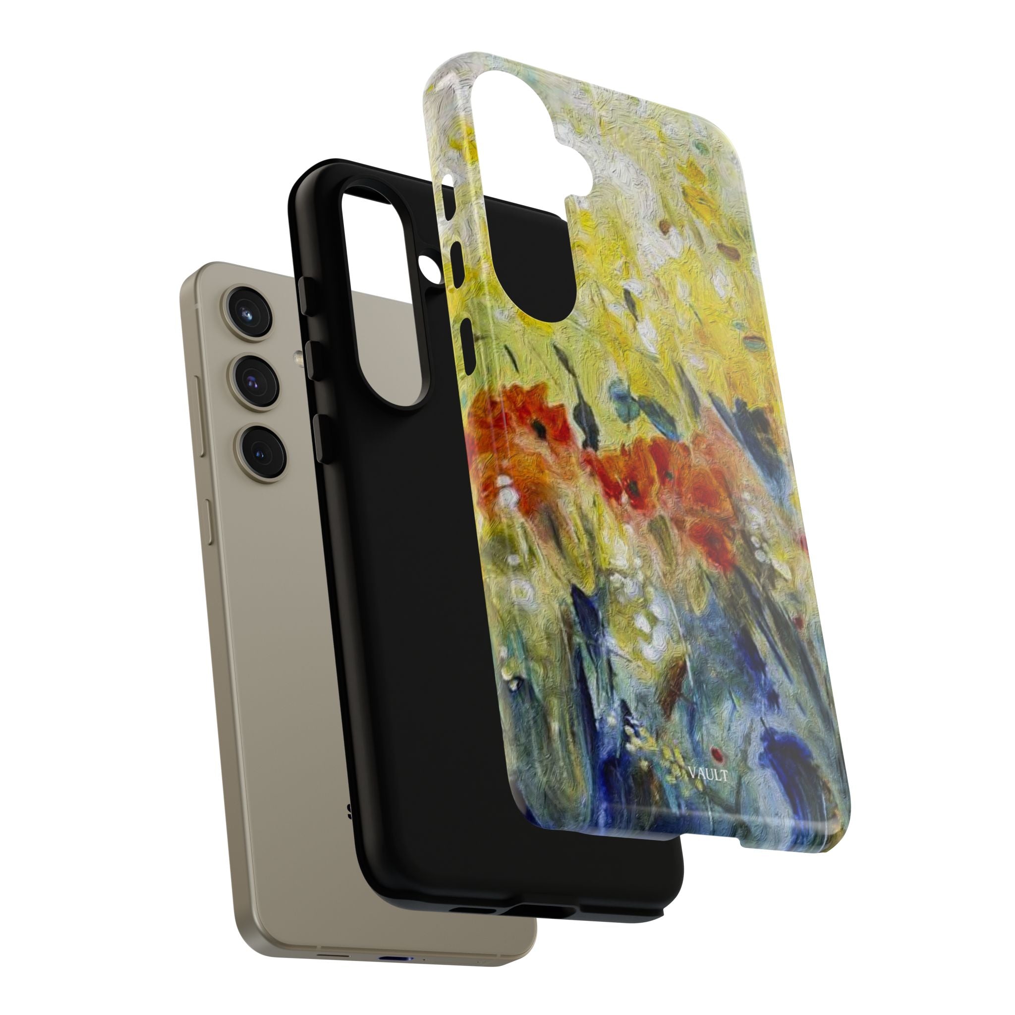 Floral Watercolor Phone Case — Yellow Garden Tough Cases