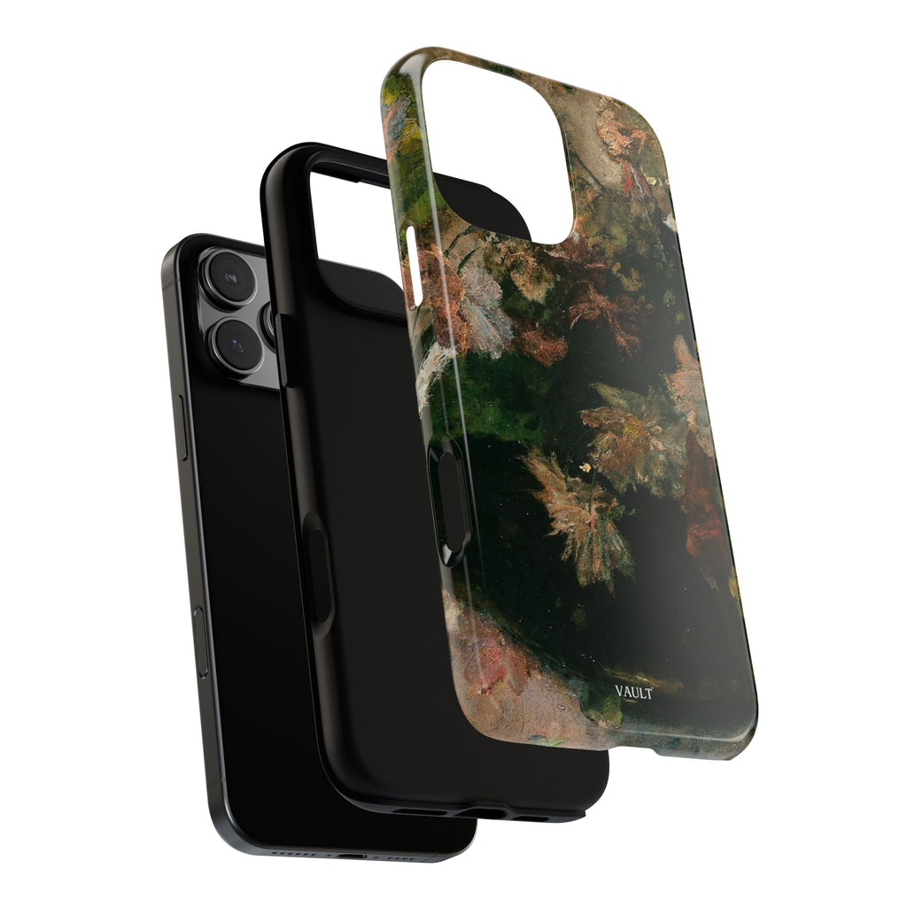 Floral Painterly Tough Phone Case — Vintage Autumn Leaves Phone Cover