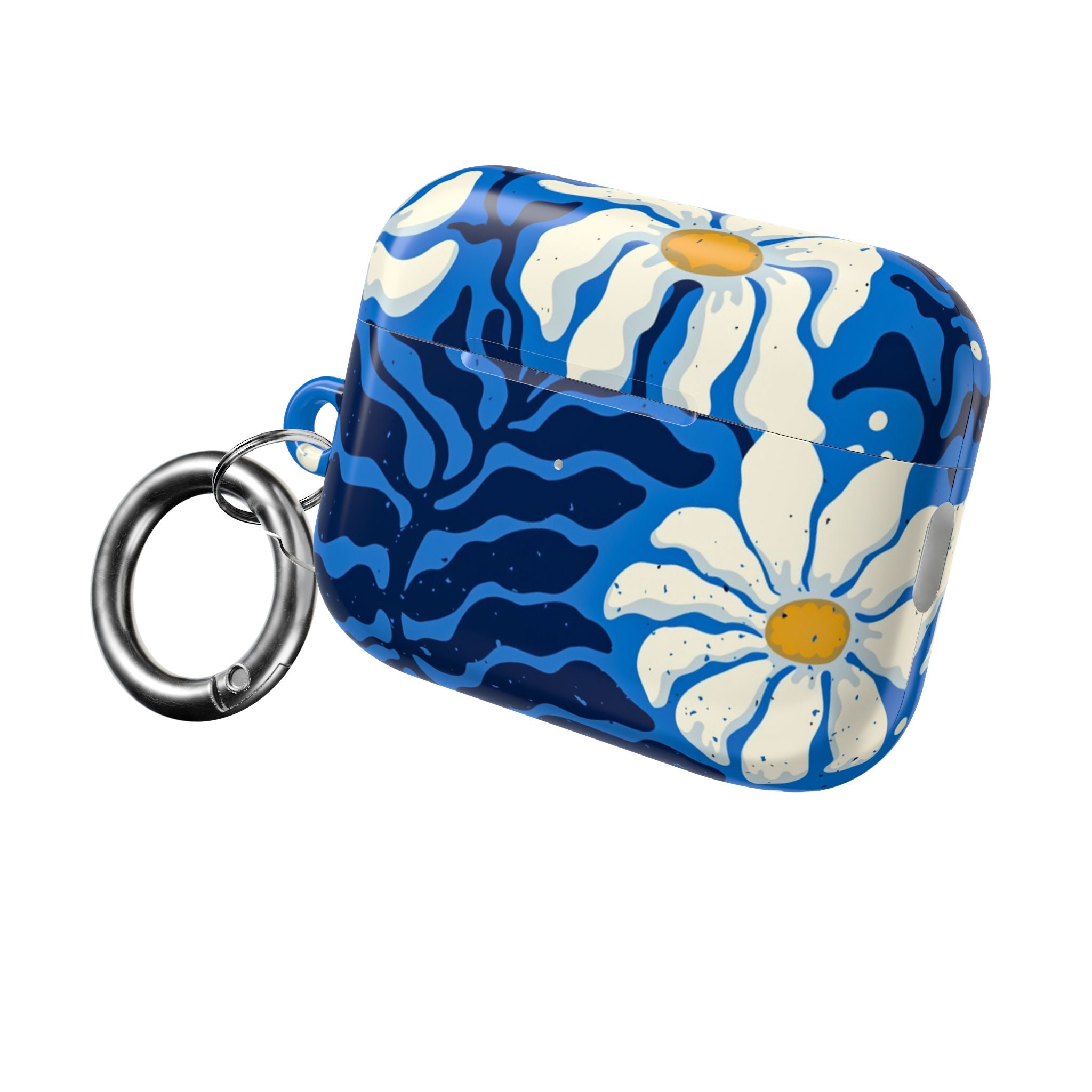 Blue Floral Daisy AirPod Case