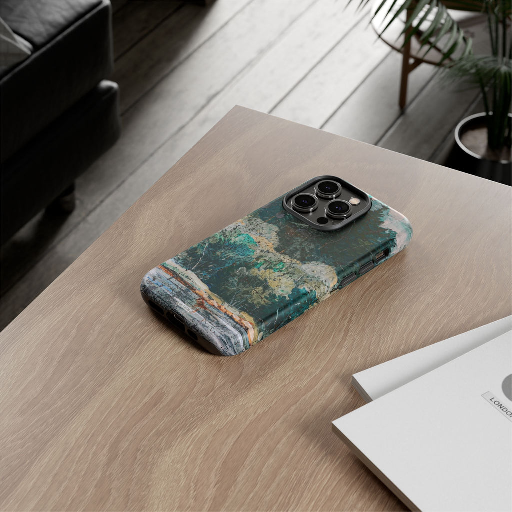 Phone Case - Moody Forest Landscape Protective Tough Case