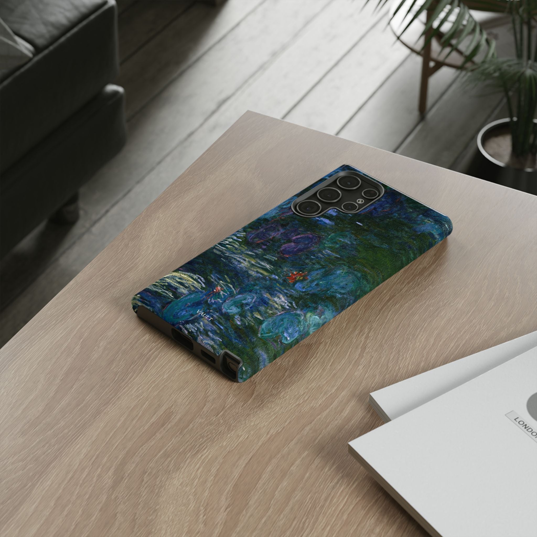 Water Lilies Tough Phone Case — Impressionist Art Protective Cover
