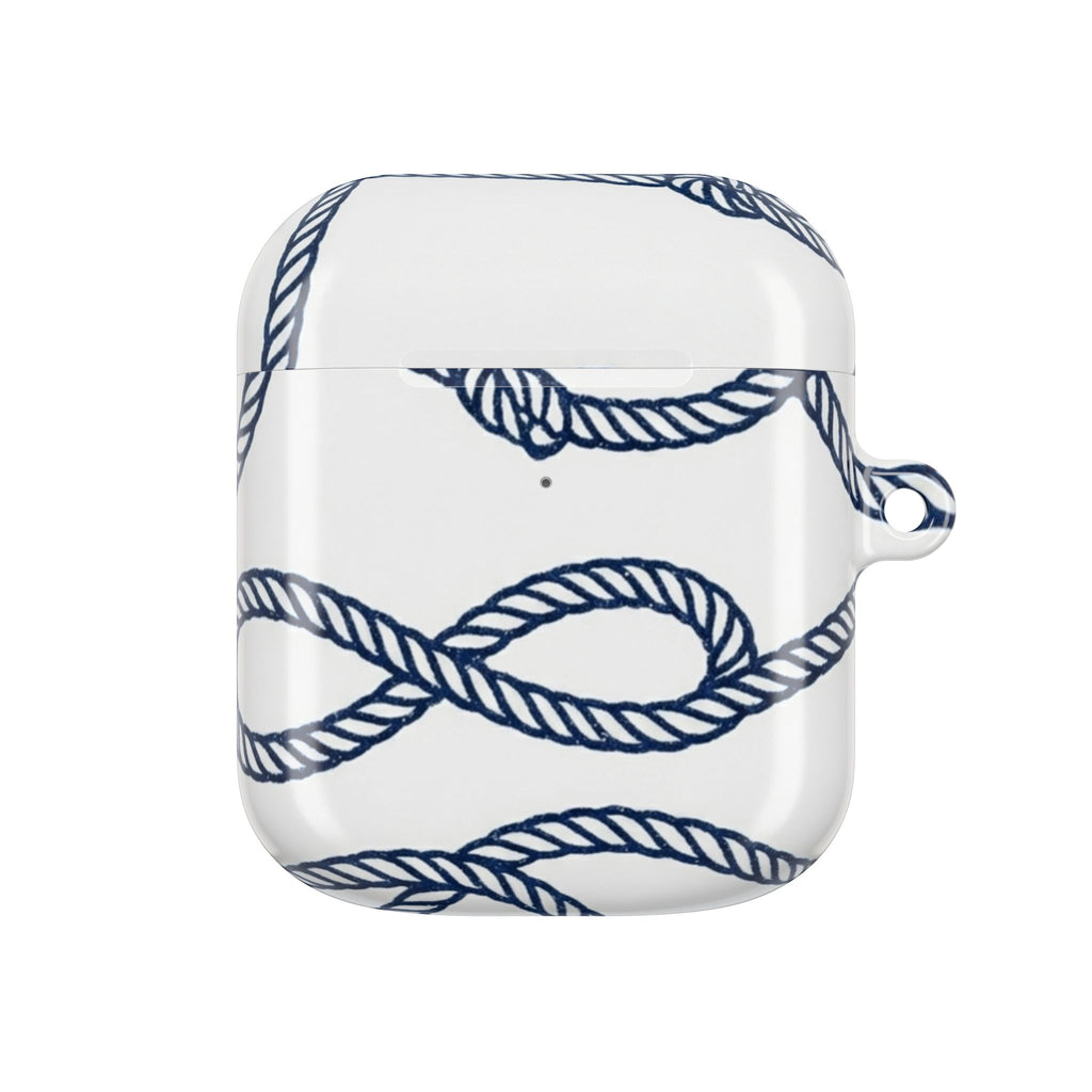 Nautical Rope AirPod Case – Blue Sailor Knot Protective Cover