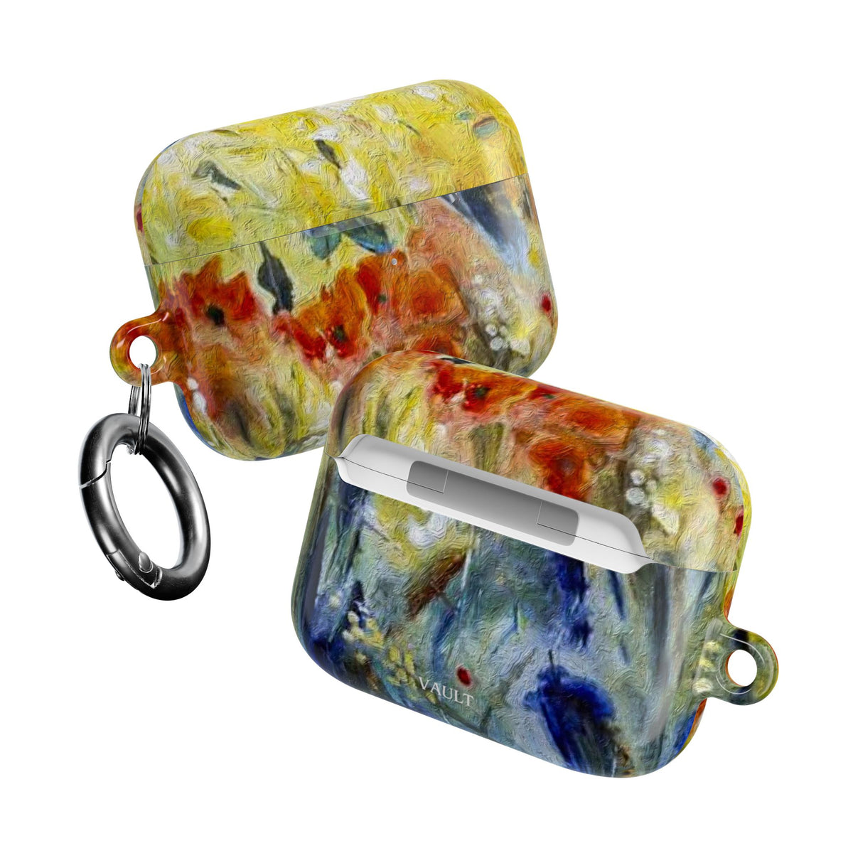 Floral Watercolor AirPod Case — Abstract Garden Protective Cover