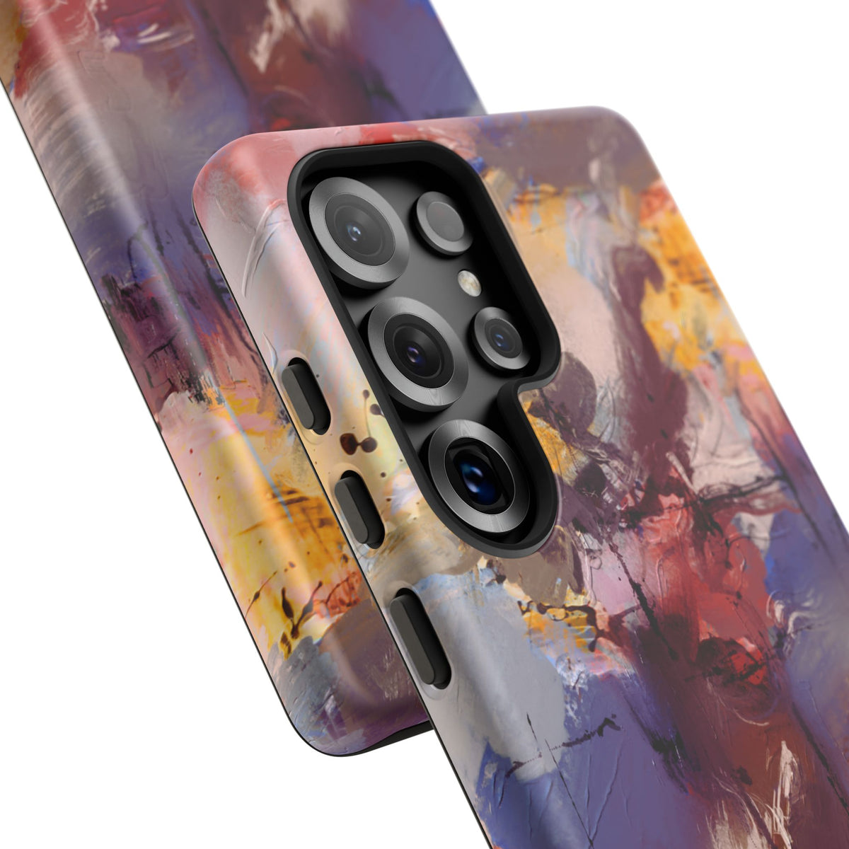 Abstract Brushstroke Tough Phone Case — Colorful Protective iPhone Cover