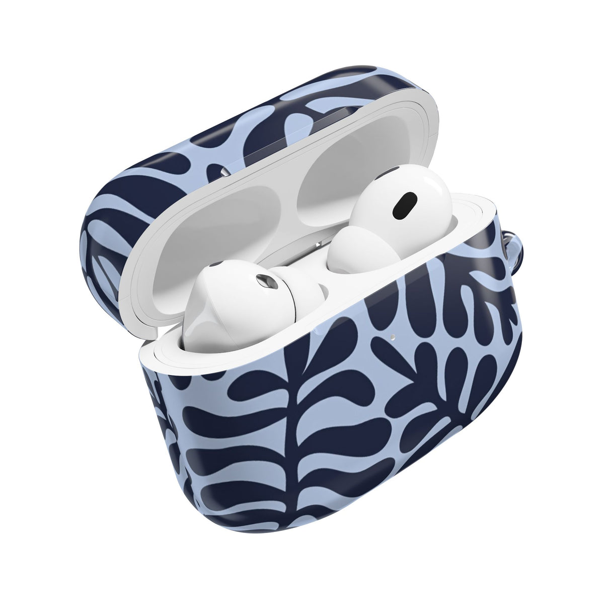 Blue Leaf AirPod Case - Botanical Protective Cover